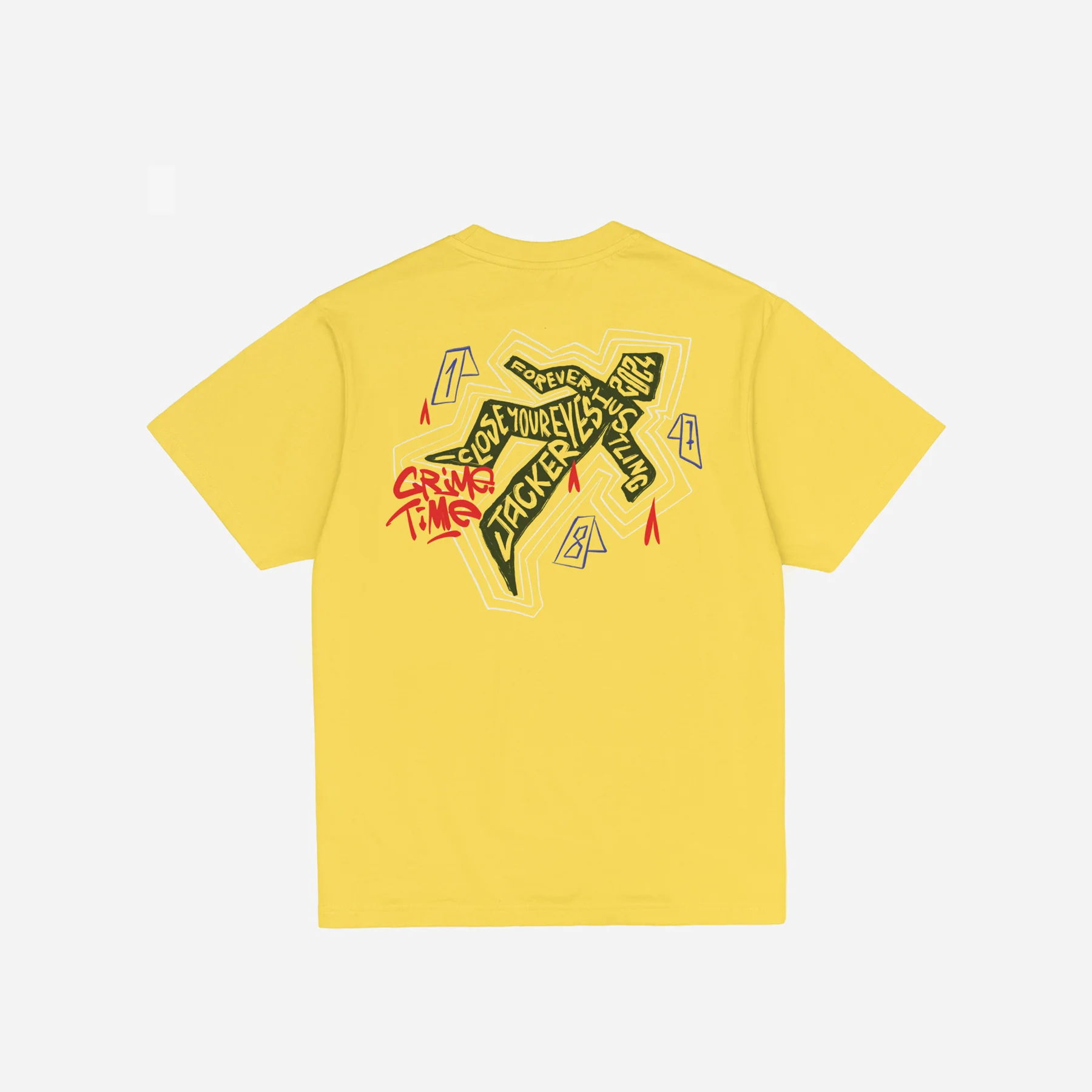CRIME TIME T-SHIRT - YELLOW - Image 2