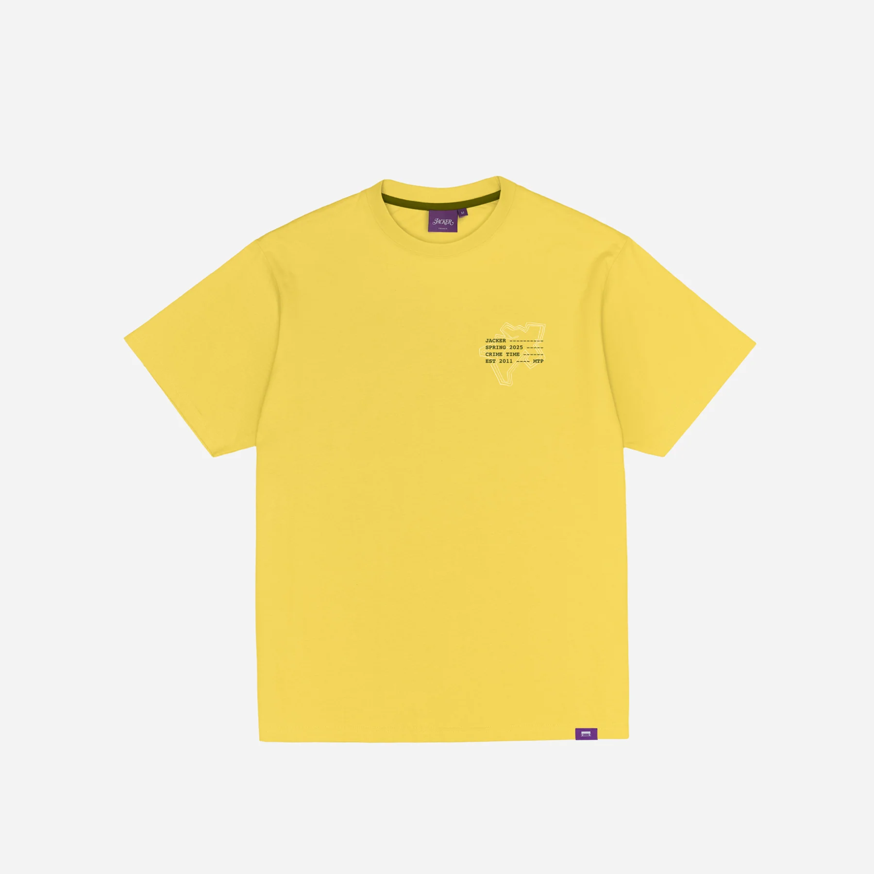 CRIME TIME T-SHIRT - YELLOW - Image 3
