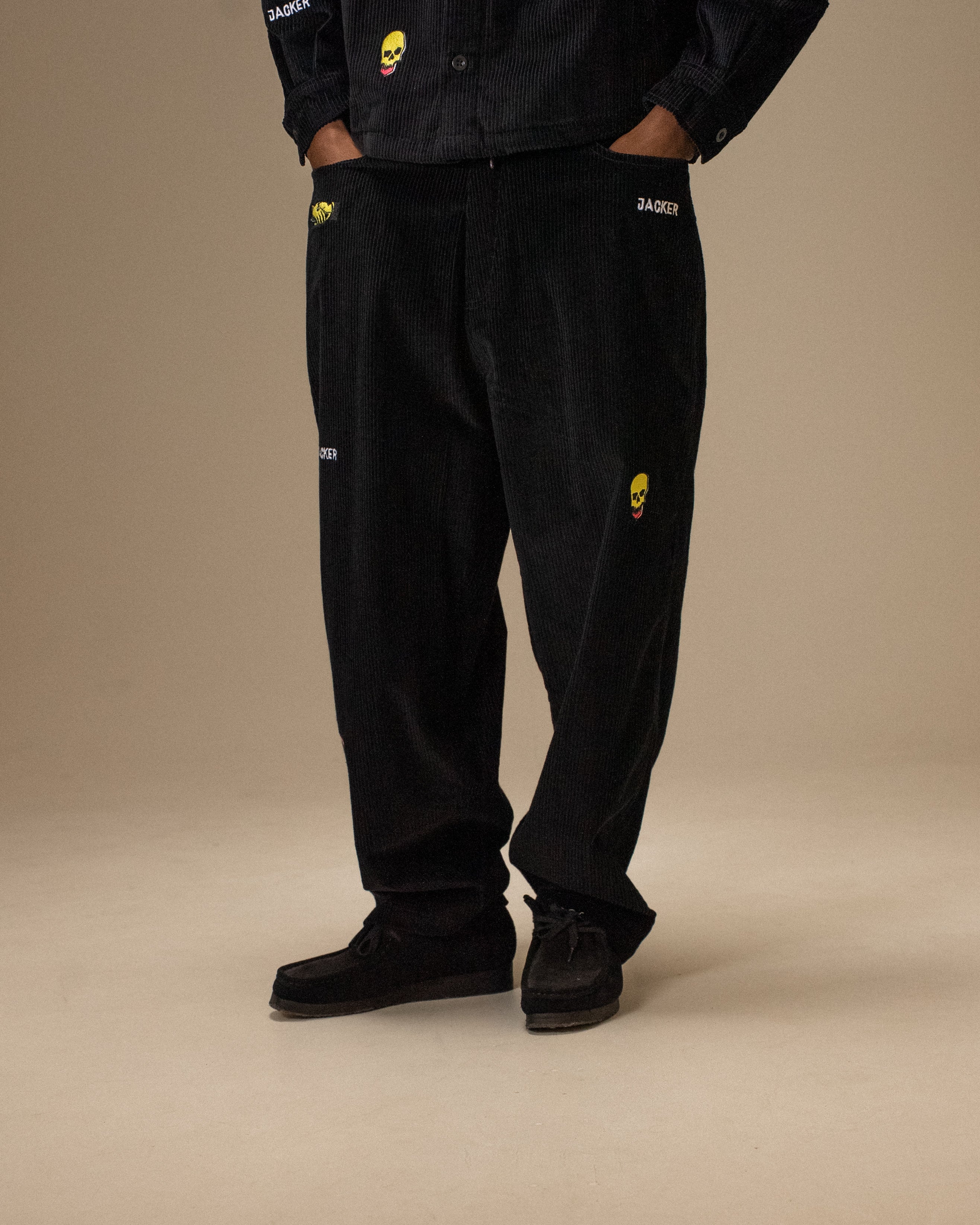 DEAL CORDUROY BAGGY - BLACK - Image 2