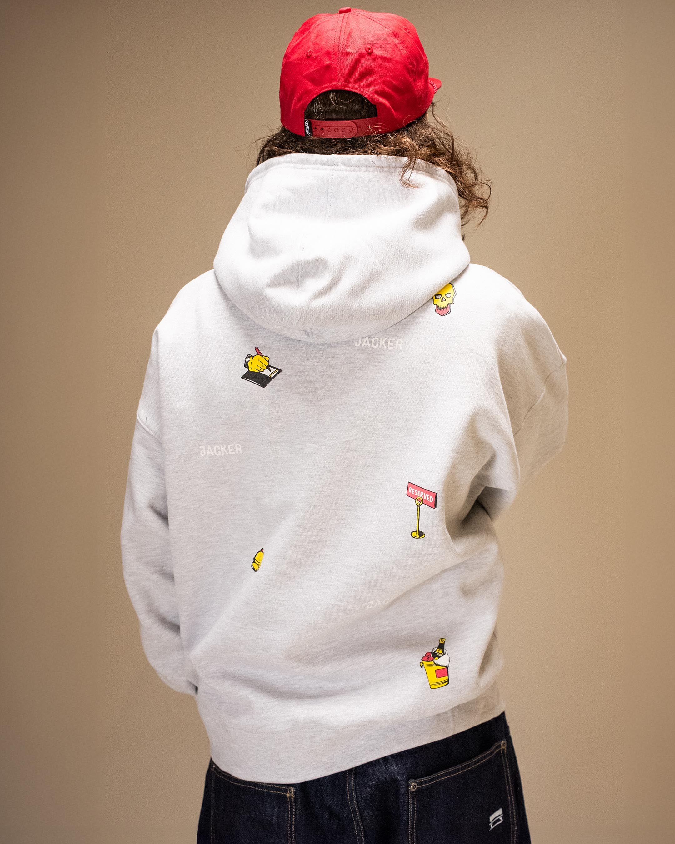 DEAL HOODIE HEATHER - GREY - Image 4