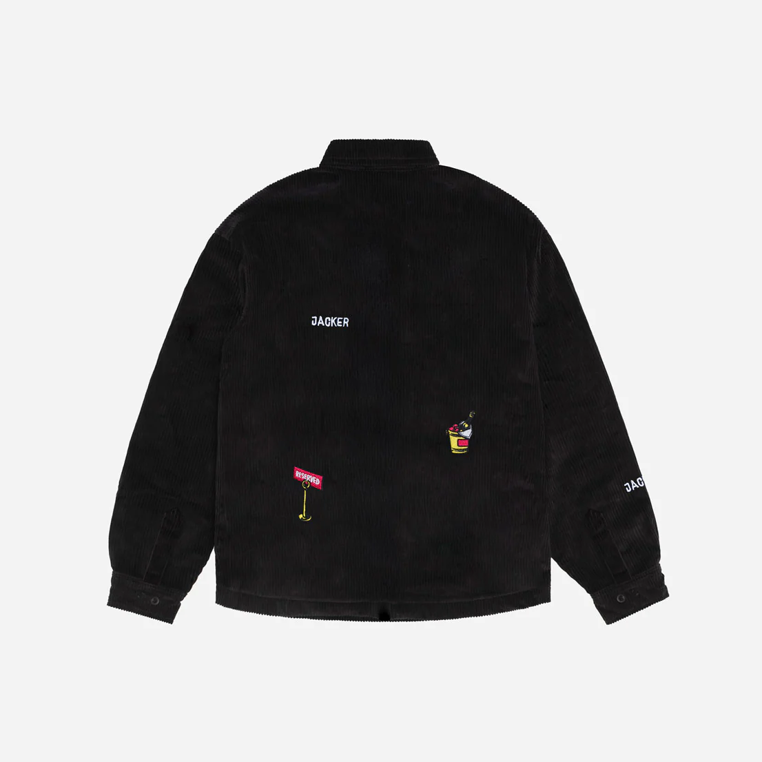 DEAL CORDUROY OVERSHIRT - BLACK - Image 3