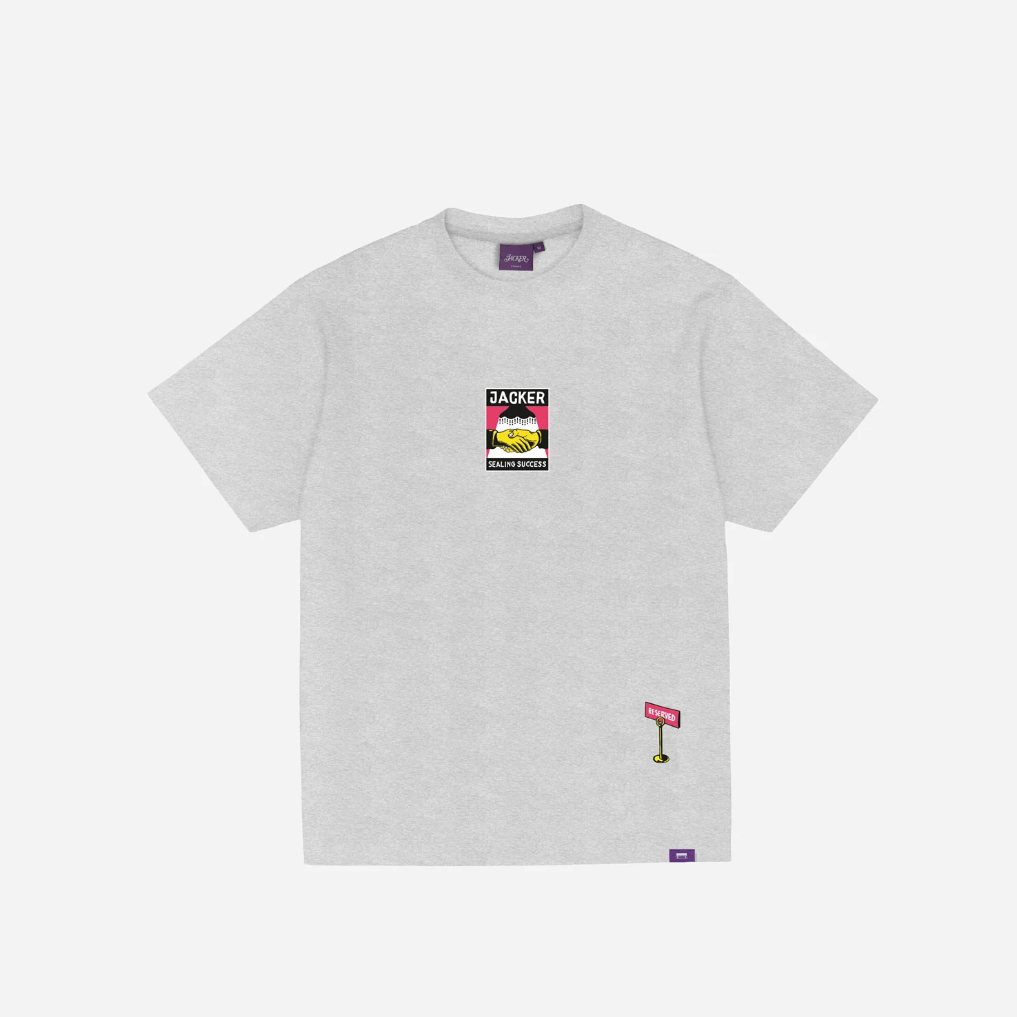 DEAL T-SHIRT - HEATHER GREY