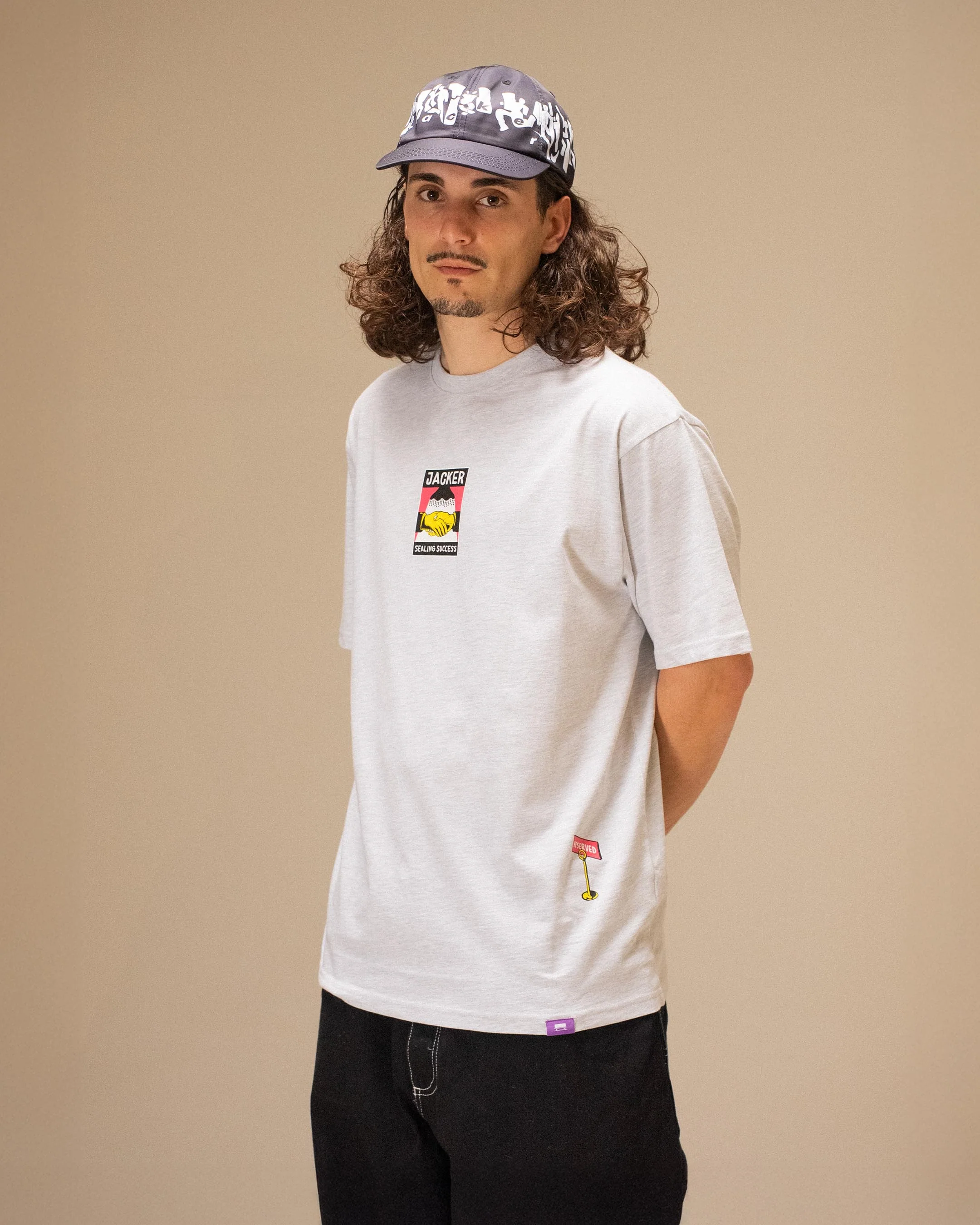 DEAL T-SHIRT - HEATHER GREY - Image 2