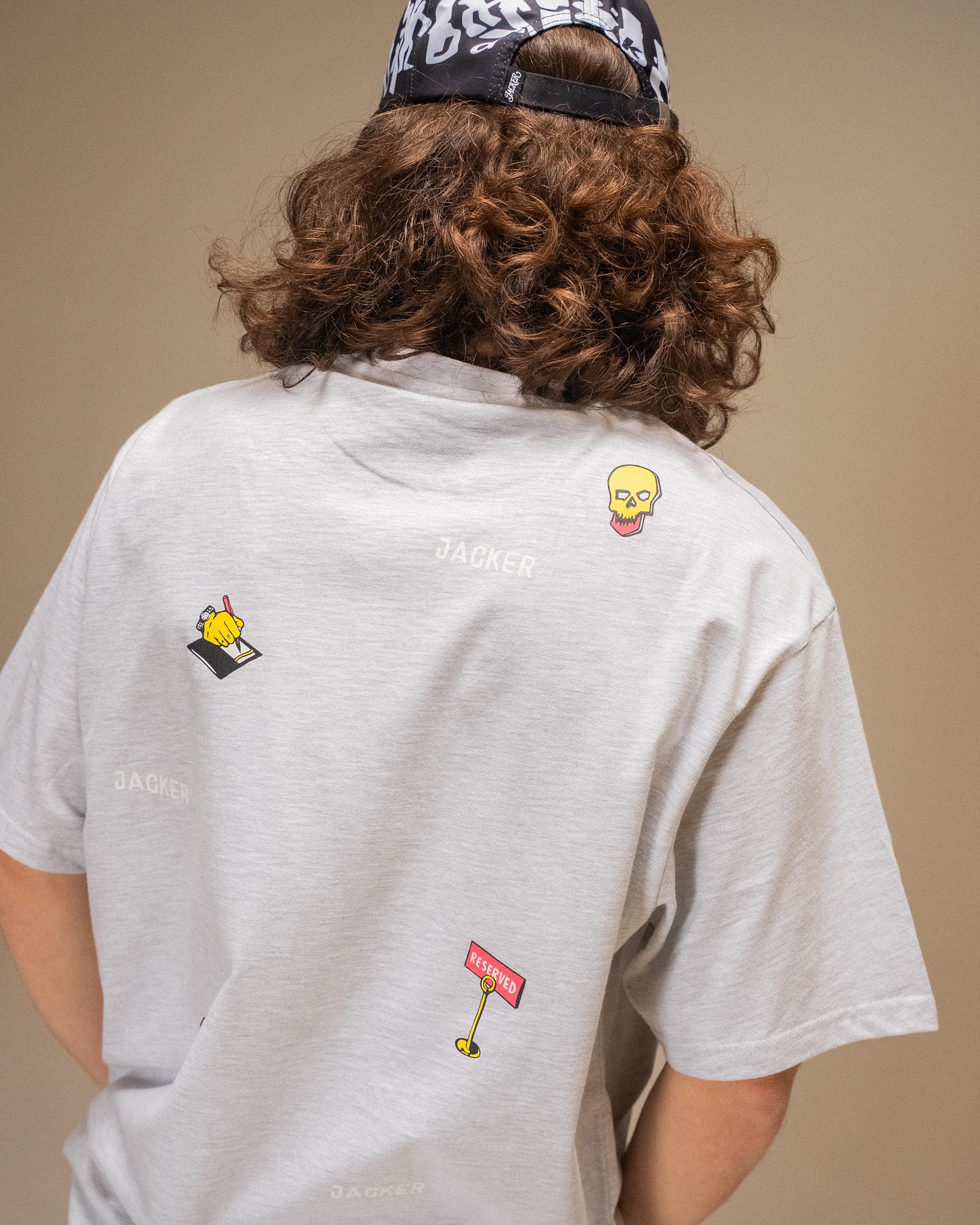 DEAL T-SHIRT - HEATHER GREY - Image 4