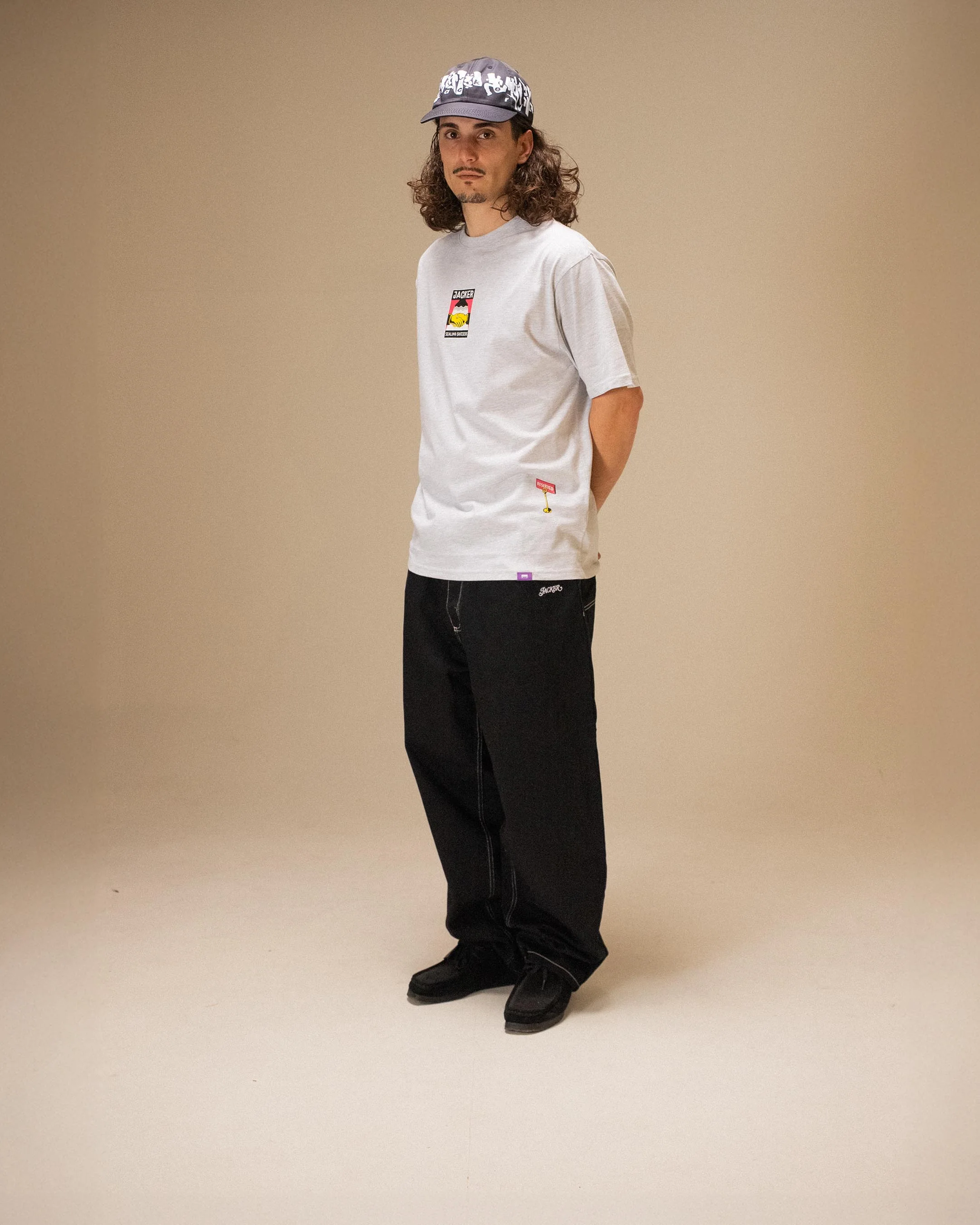 DEAL T-SHIRT - HEATHER GREY - Image 5
