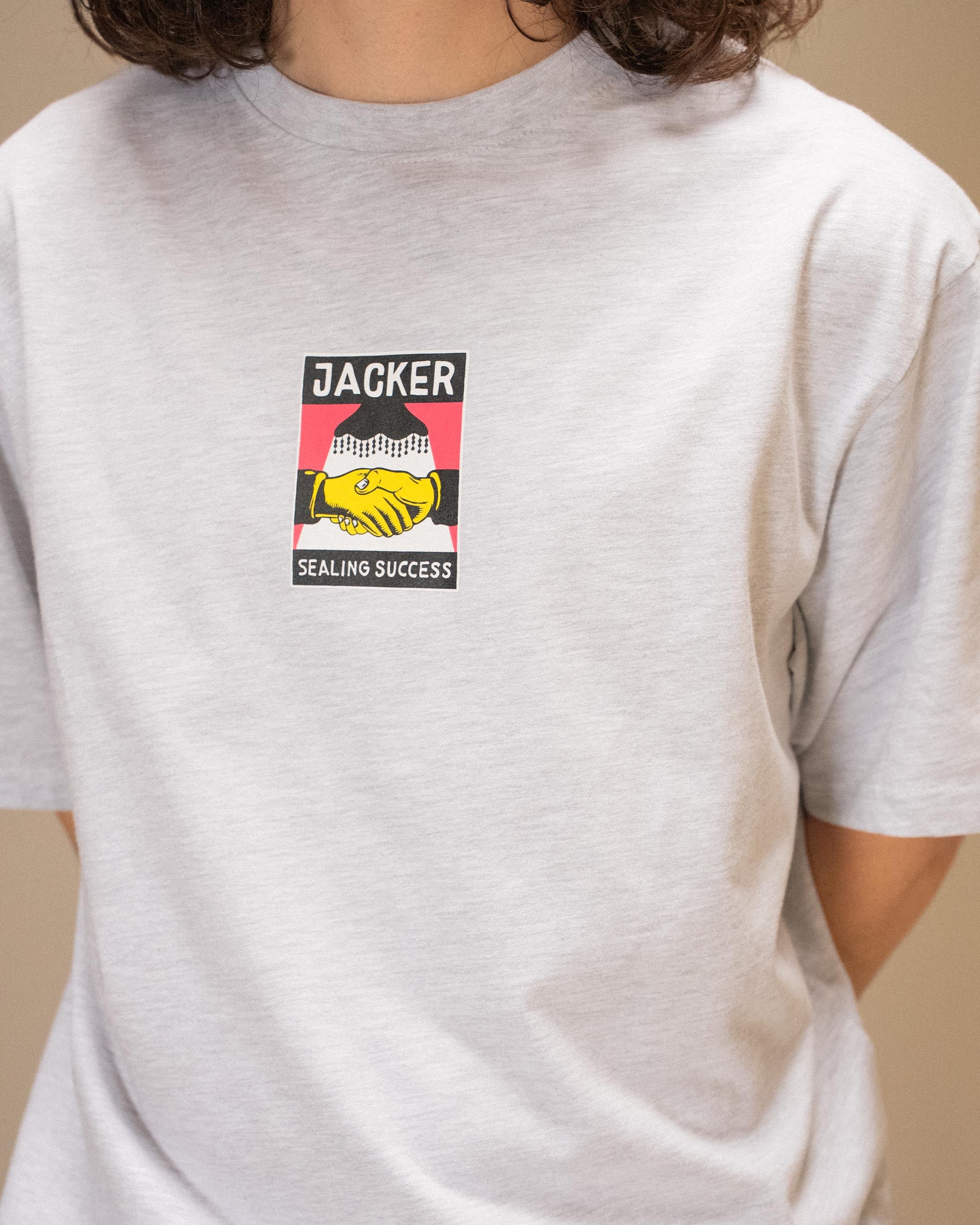 DEAL T-SHIRT - HEATHER GREY - Image 6