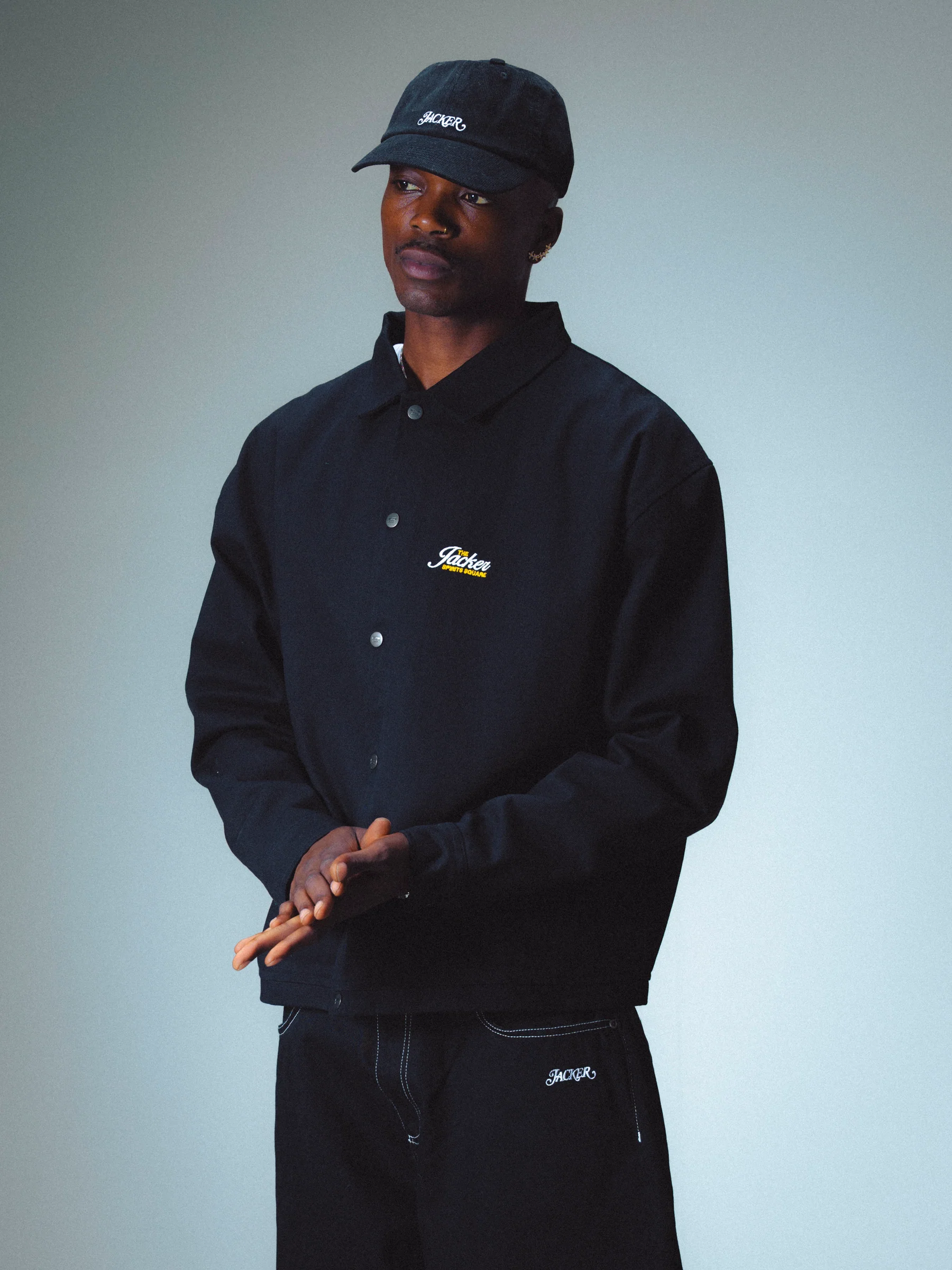 DON’T BE SHY COACH JACKET - BLACK - Image 4
