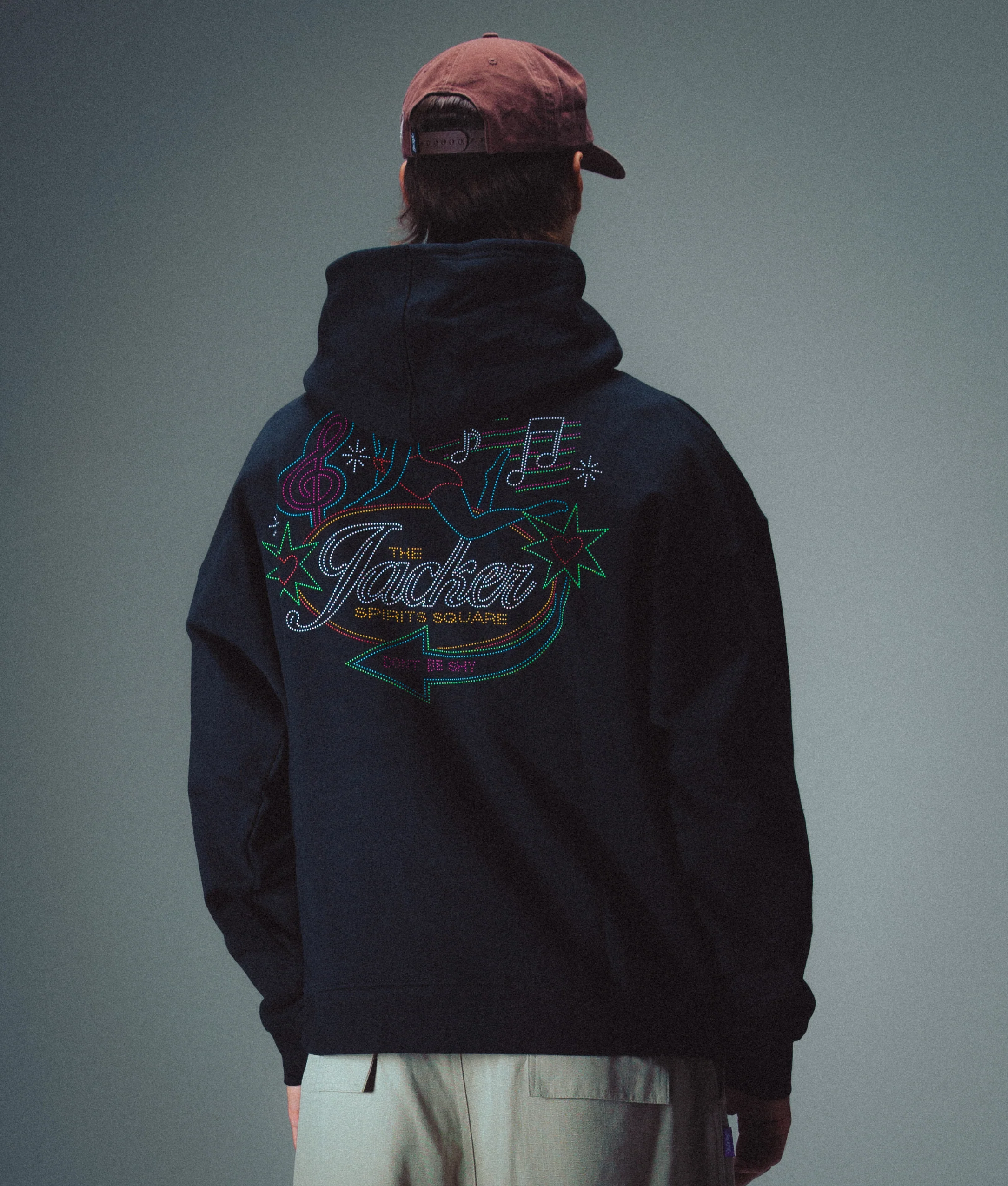 DON'T BE SHY HOODIE - BLACK - Image 2