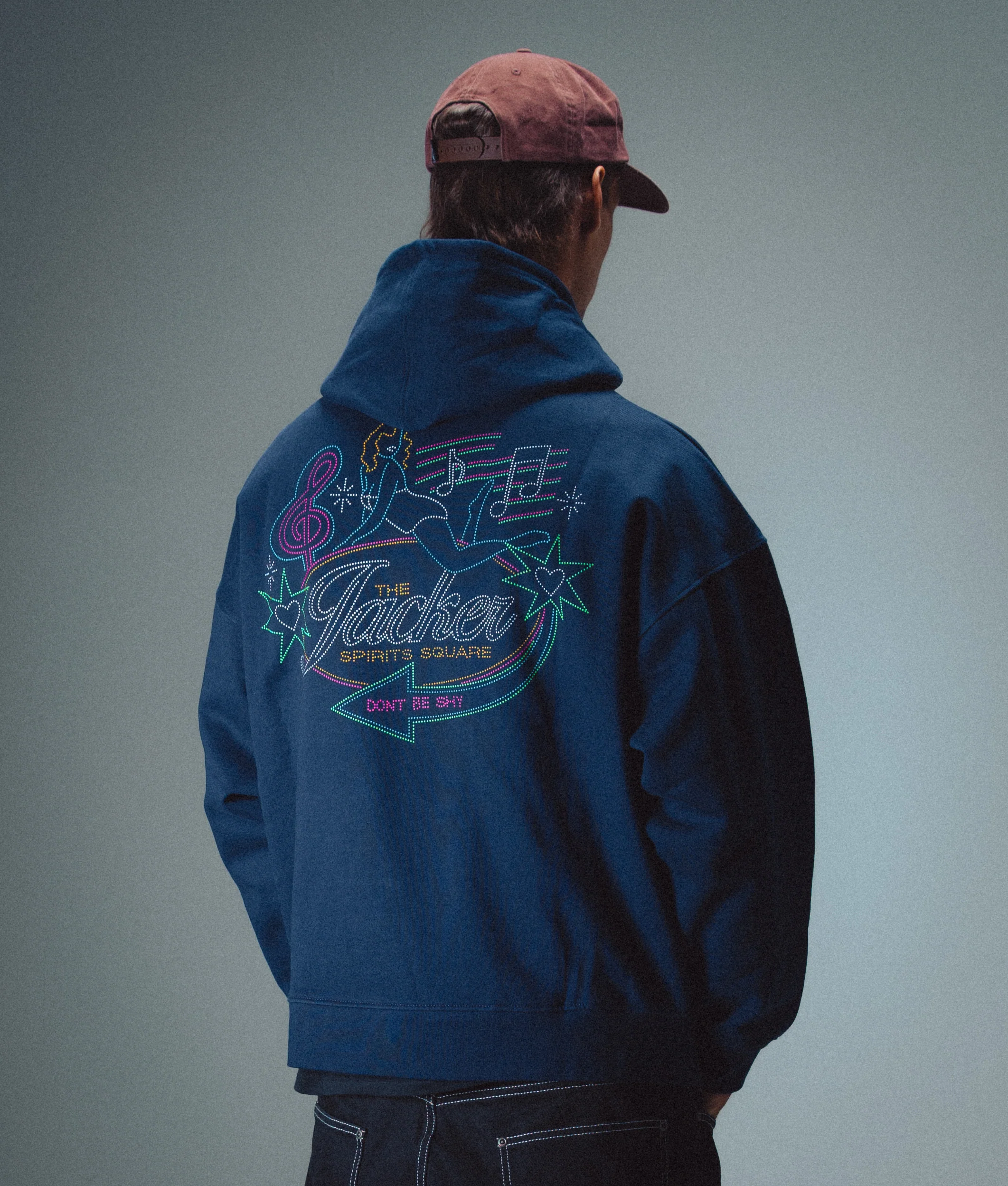 DON'T BE SHY HOODIE - NAVY - Image 2