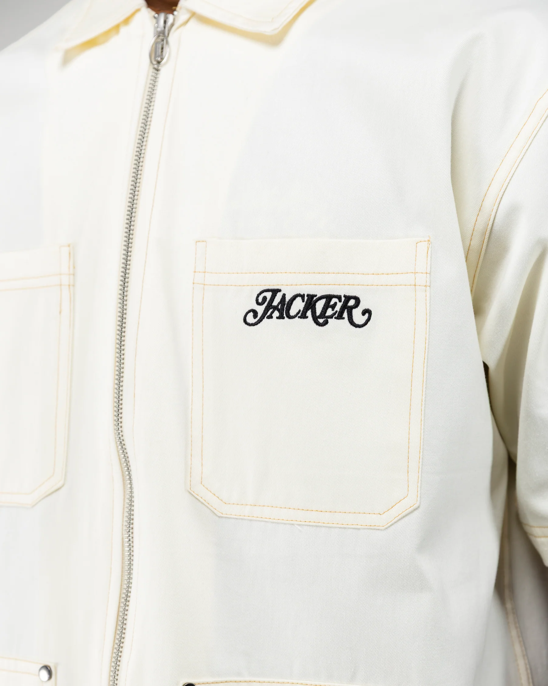 DOUBLE RIBS SHIRT - BEIGE - Image 6