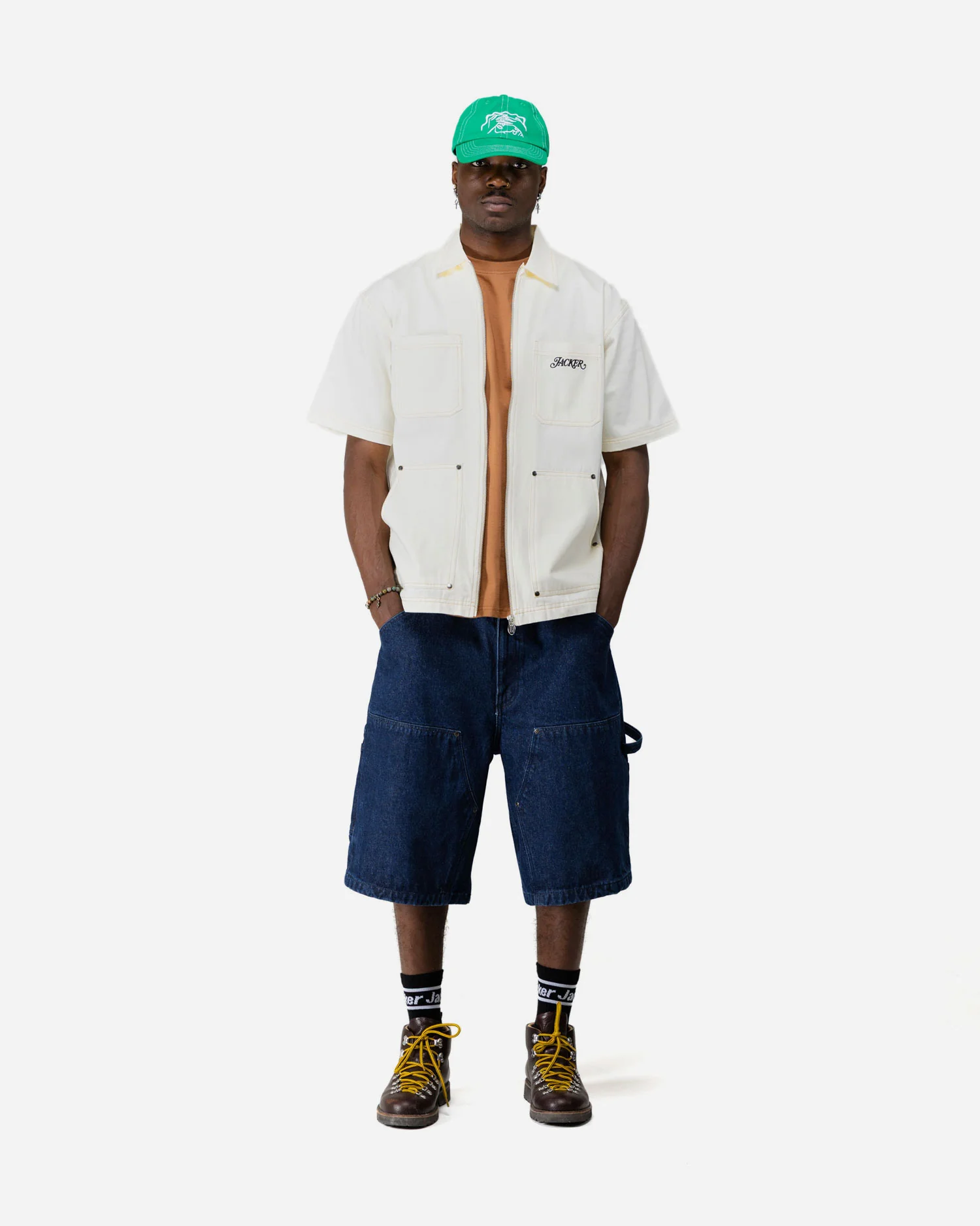 DOUBLE RIBS SHIRT - BEIGE - Image 7