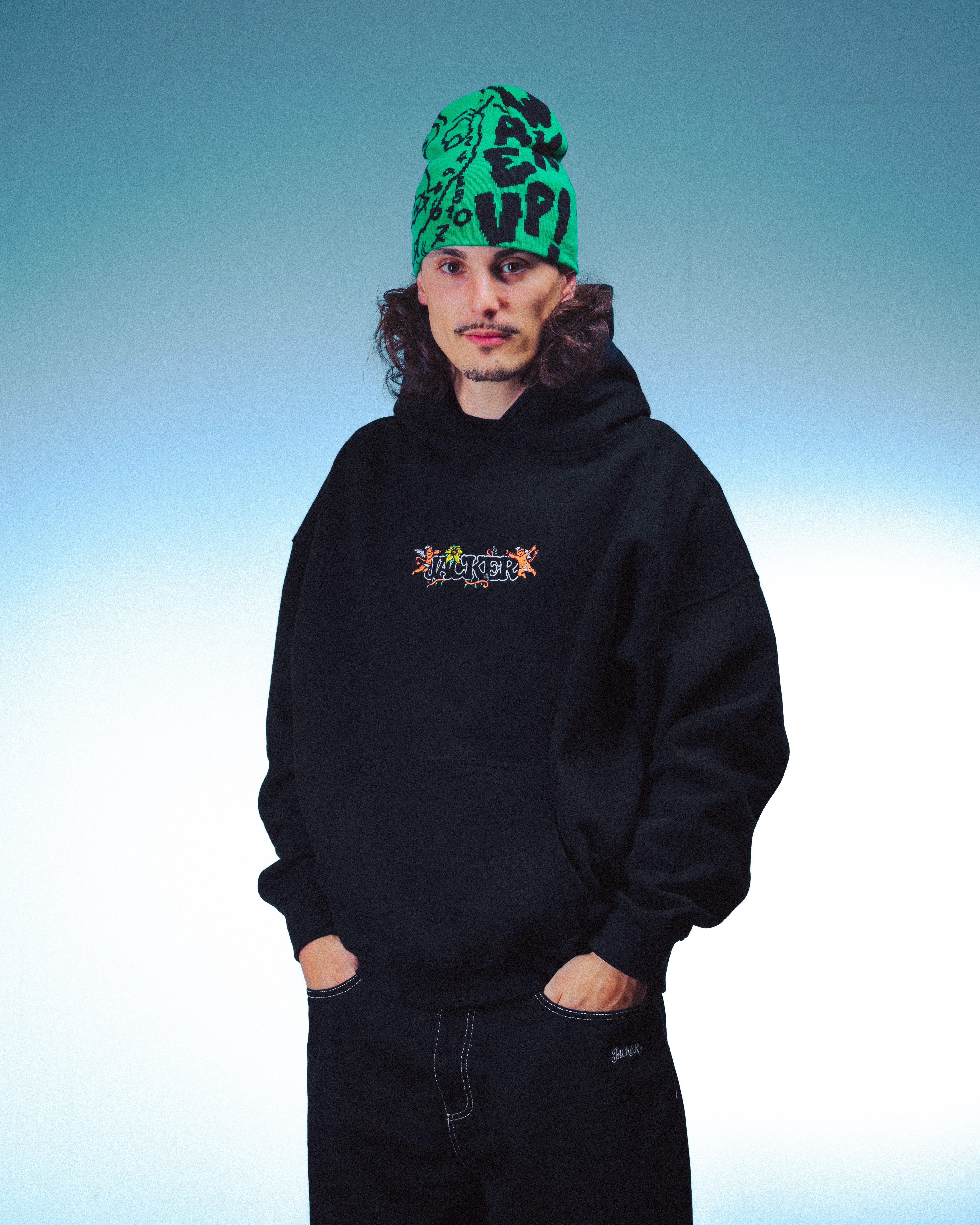 DREAM MAZE HOODIE - BLACK - Image 2