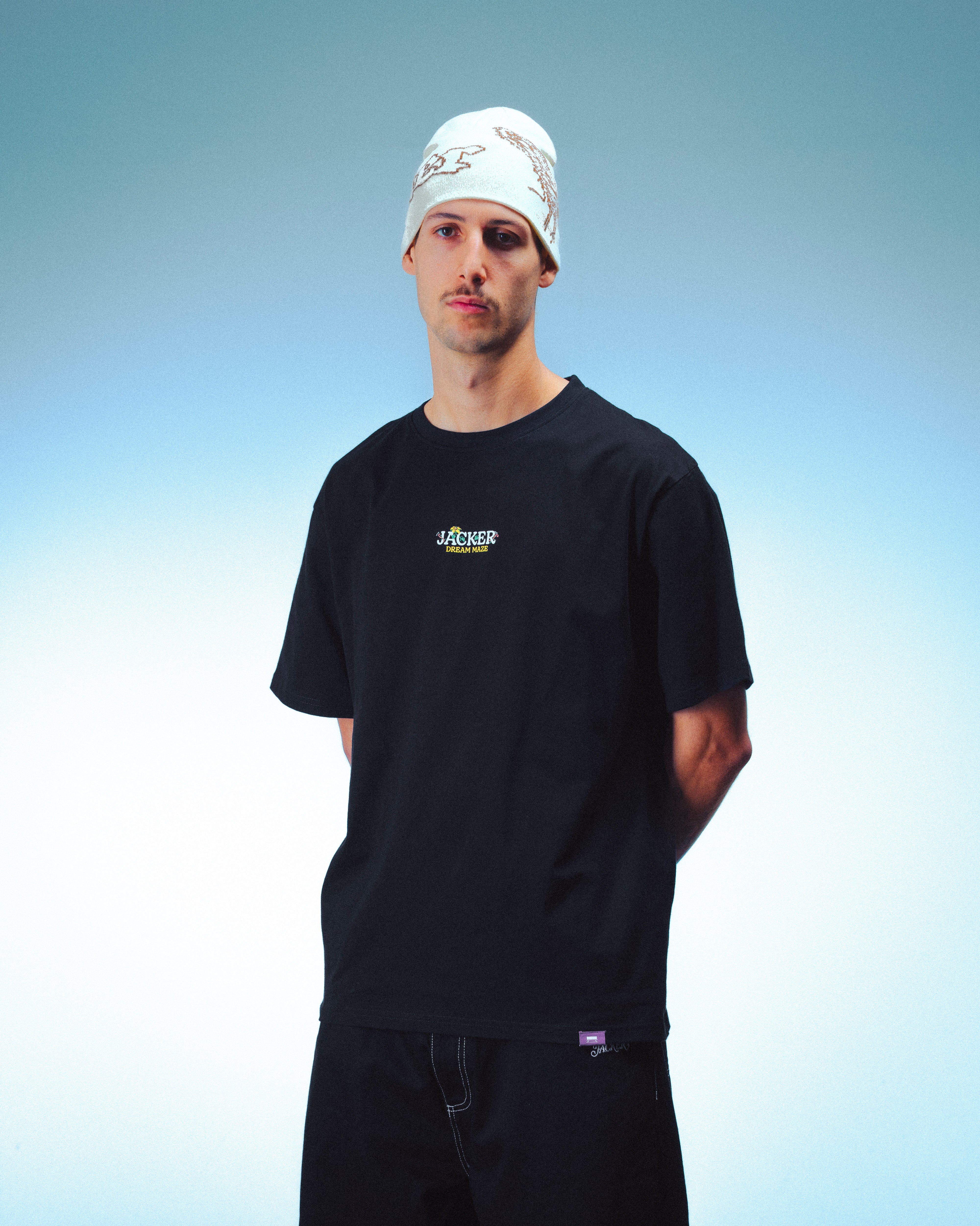 DREAM MAZE T-SHIRT - BLACK - Image 4