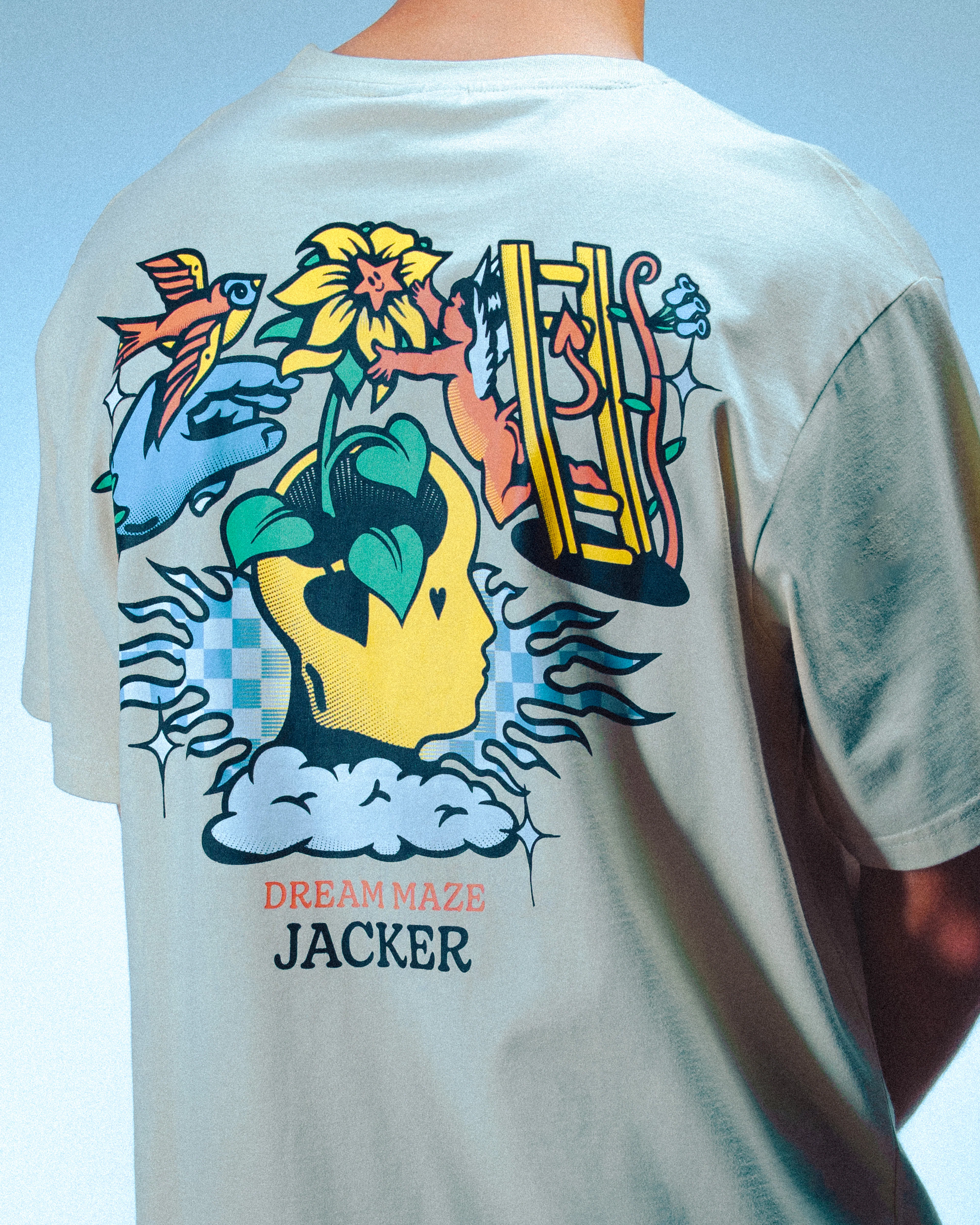 DREAM MAZE T-SHIRT - TOFU - Image 6