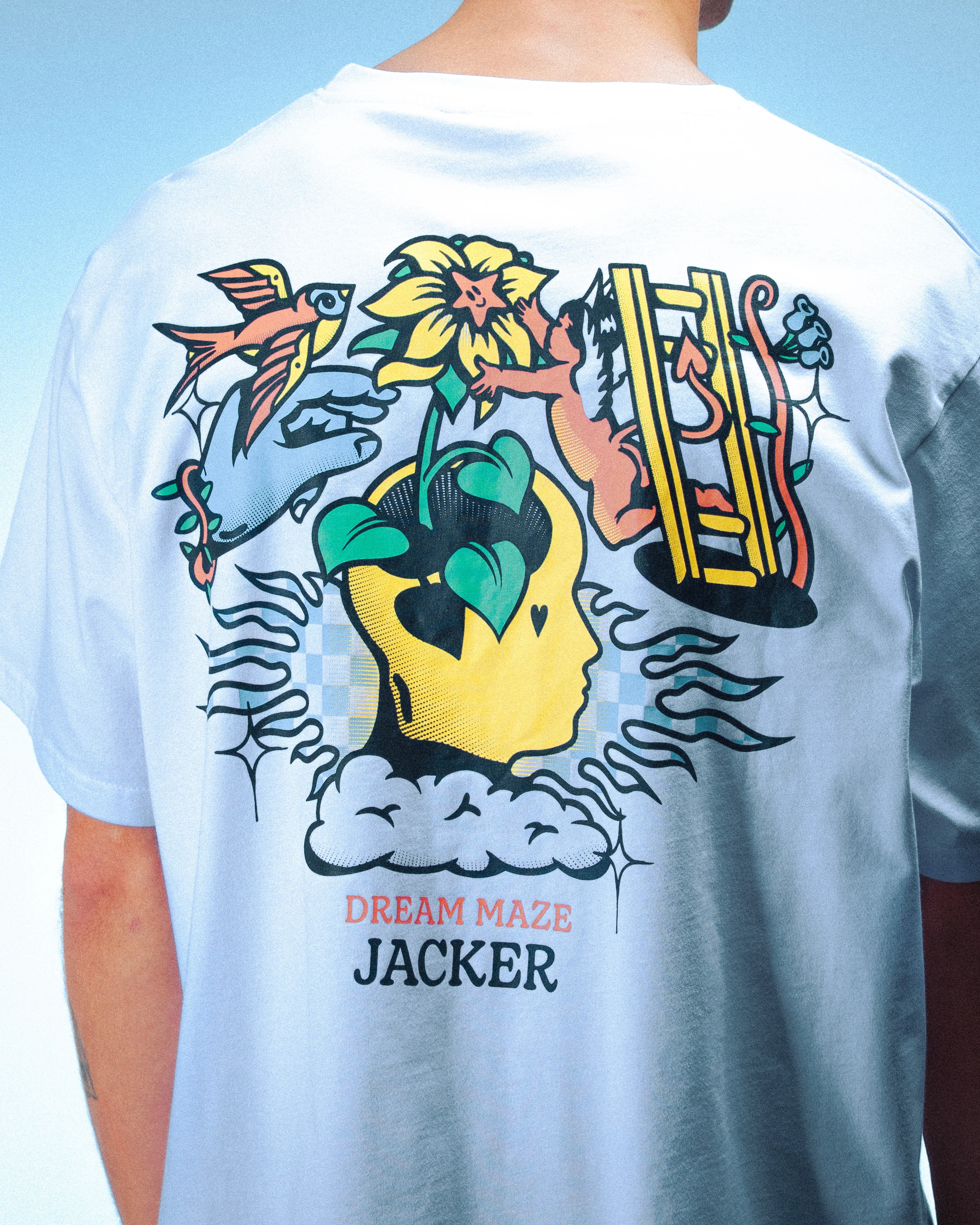 DREAM MAZE T-SHIRT - WHITE - Image 6
