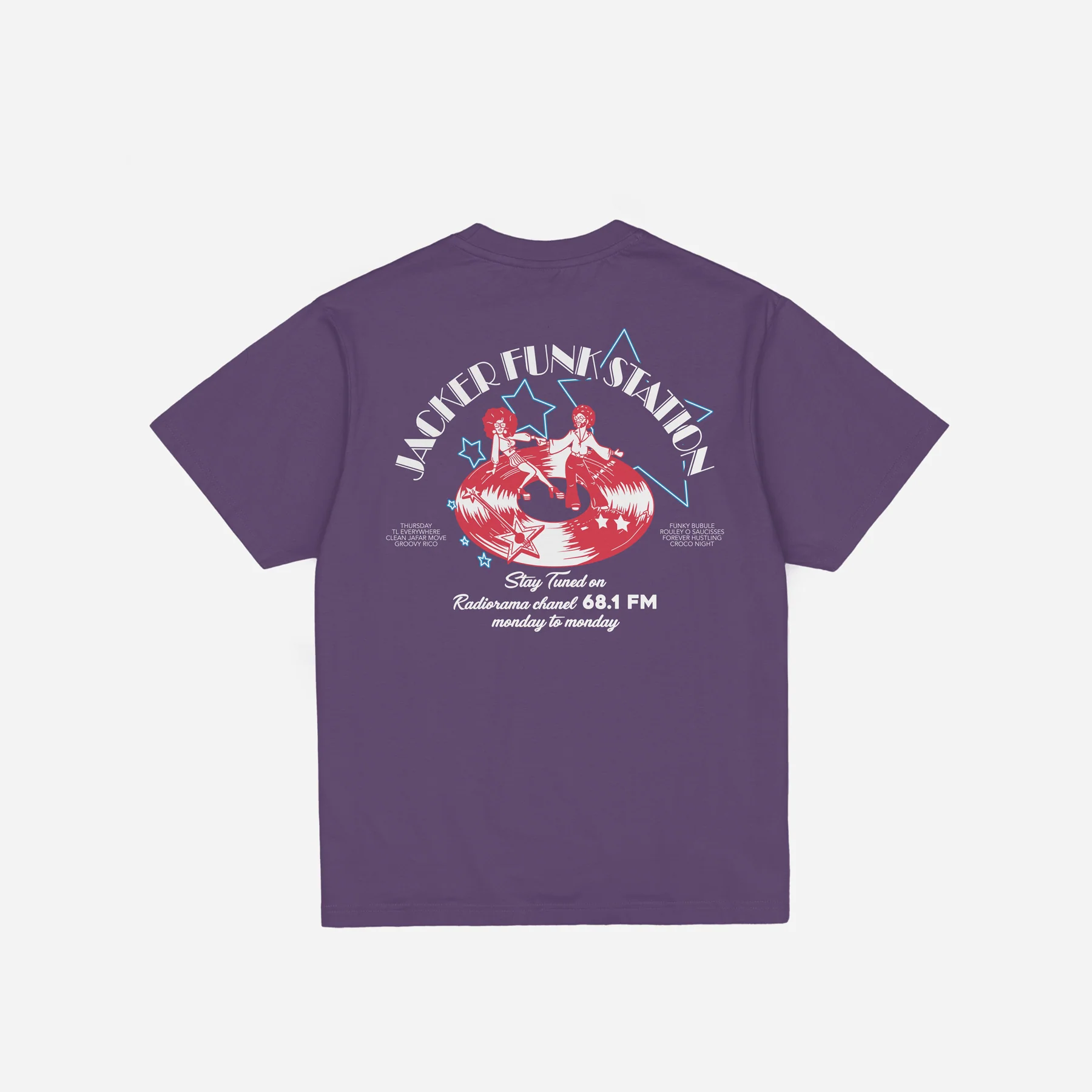 FUNK STATION T-SHIRT - PURPLE
