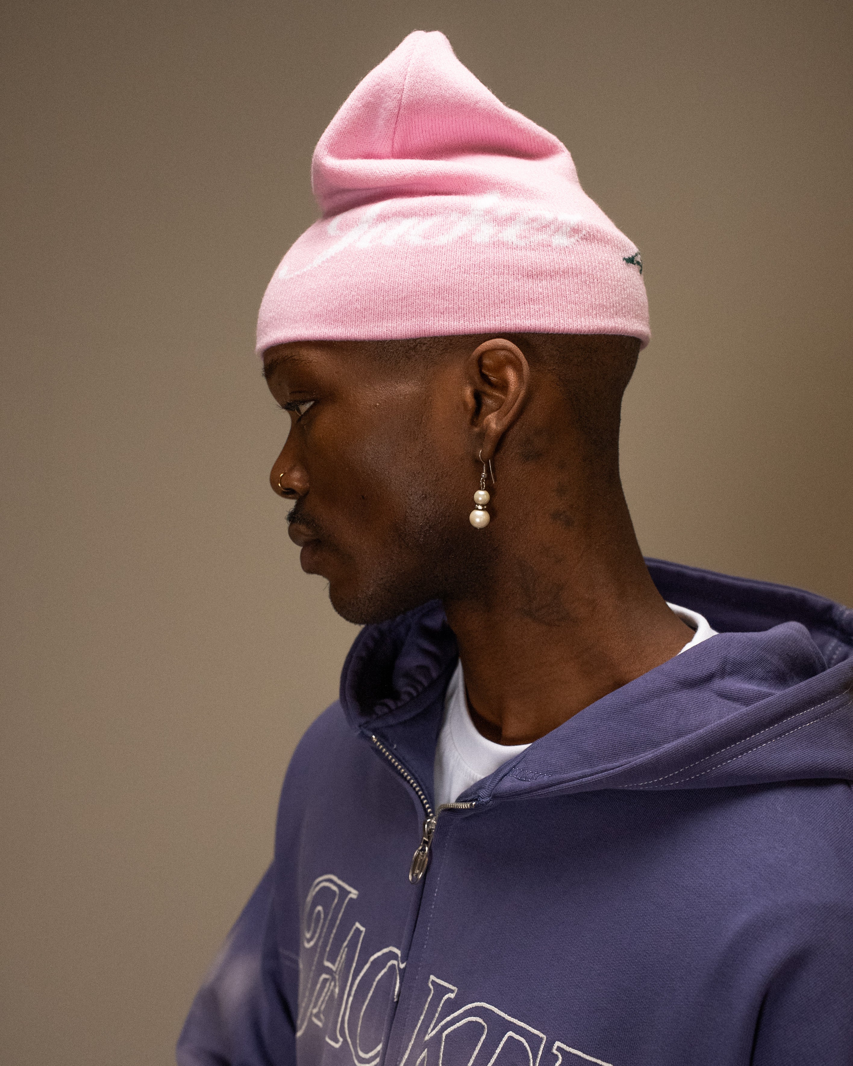 GRACE BEANIE - PINK - Image 2