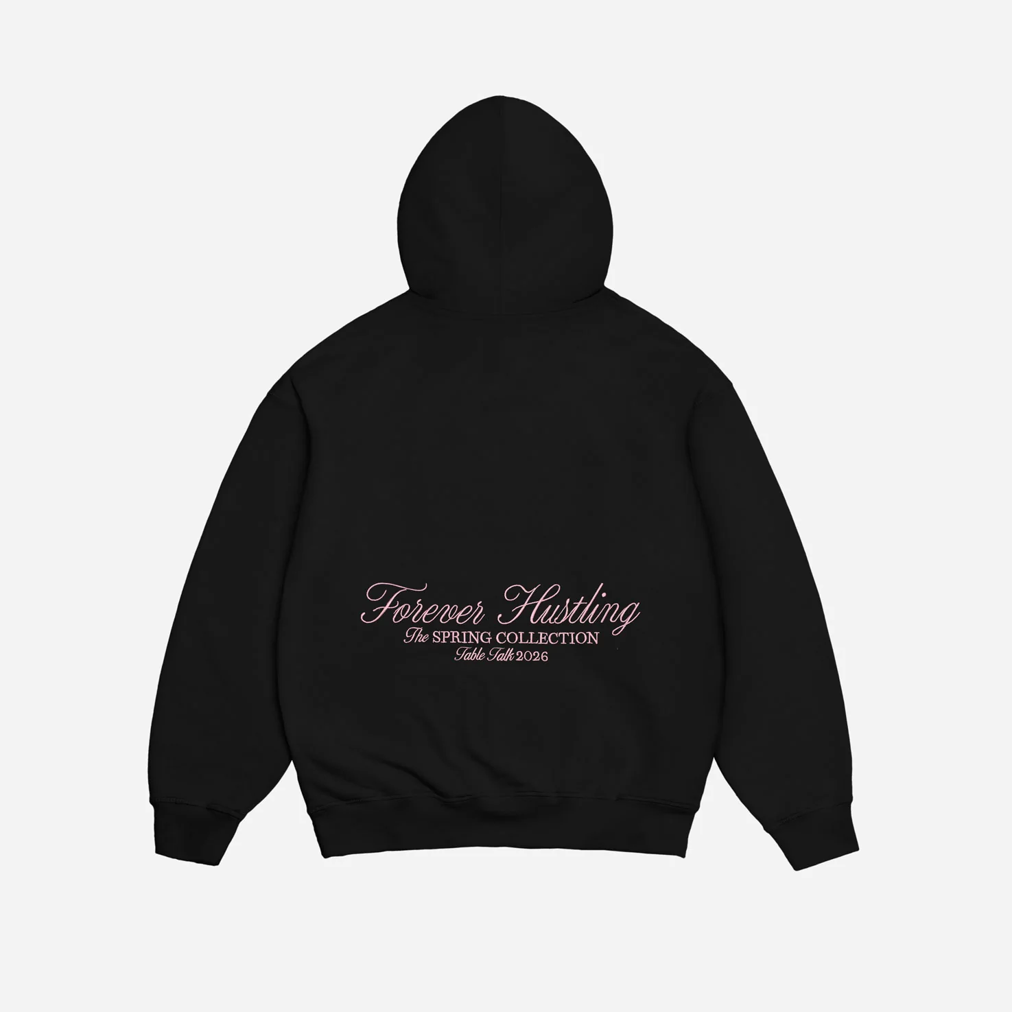 GRACE HOODIE ZIP - BLACK
