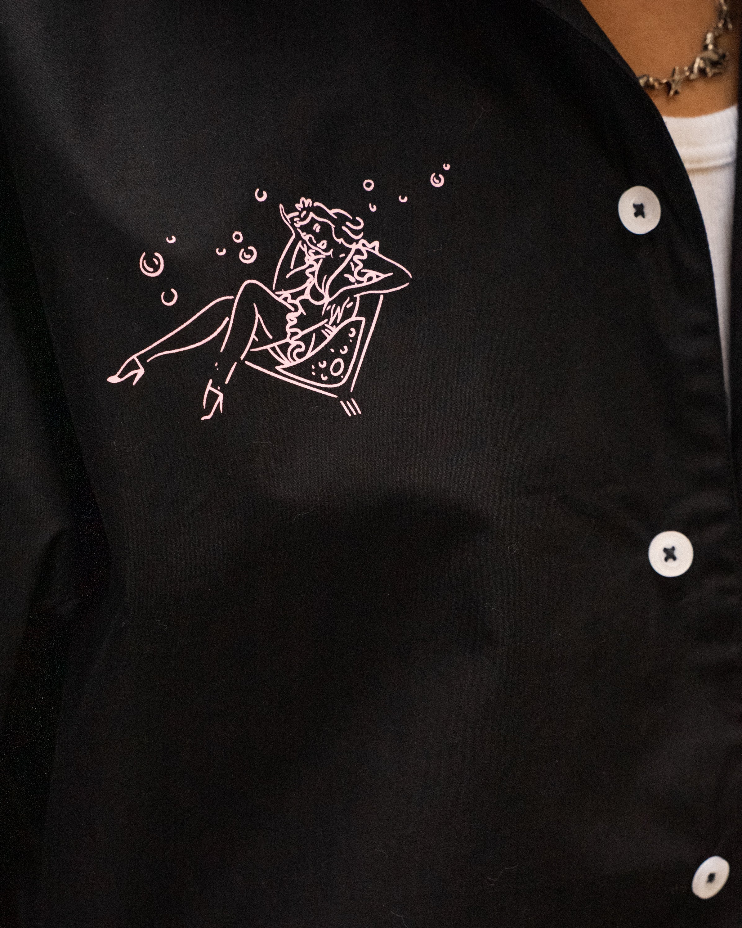 GRACE SHIRT - BLACK - Image 7