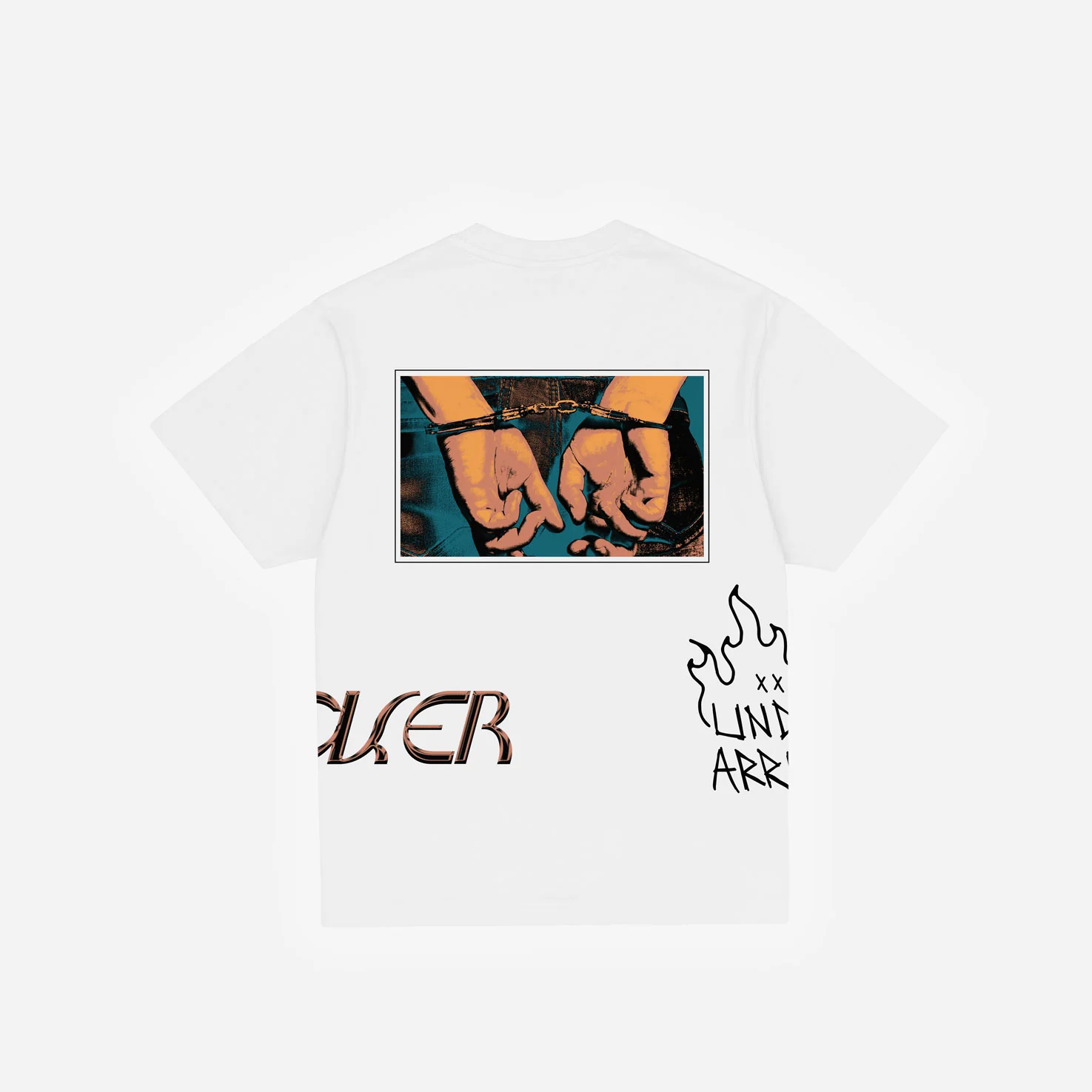 HANDCUFFS T-SHIRT - WHITE