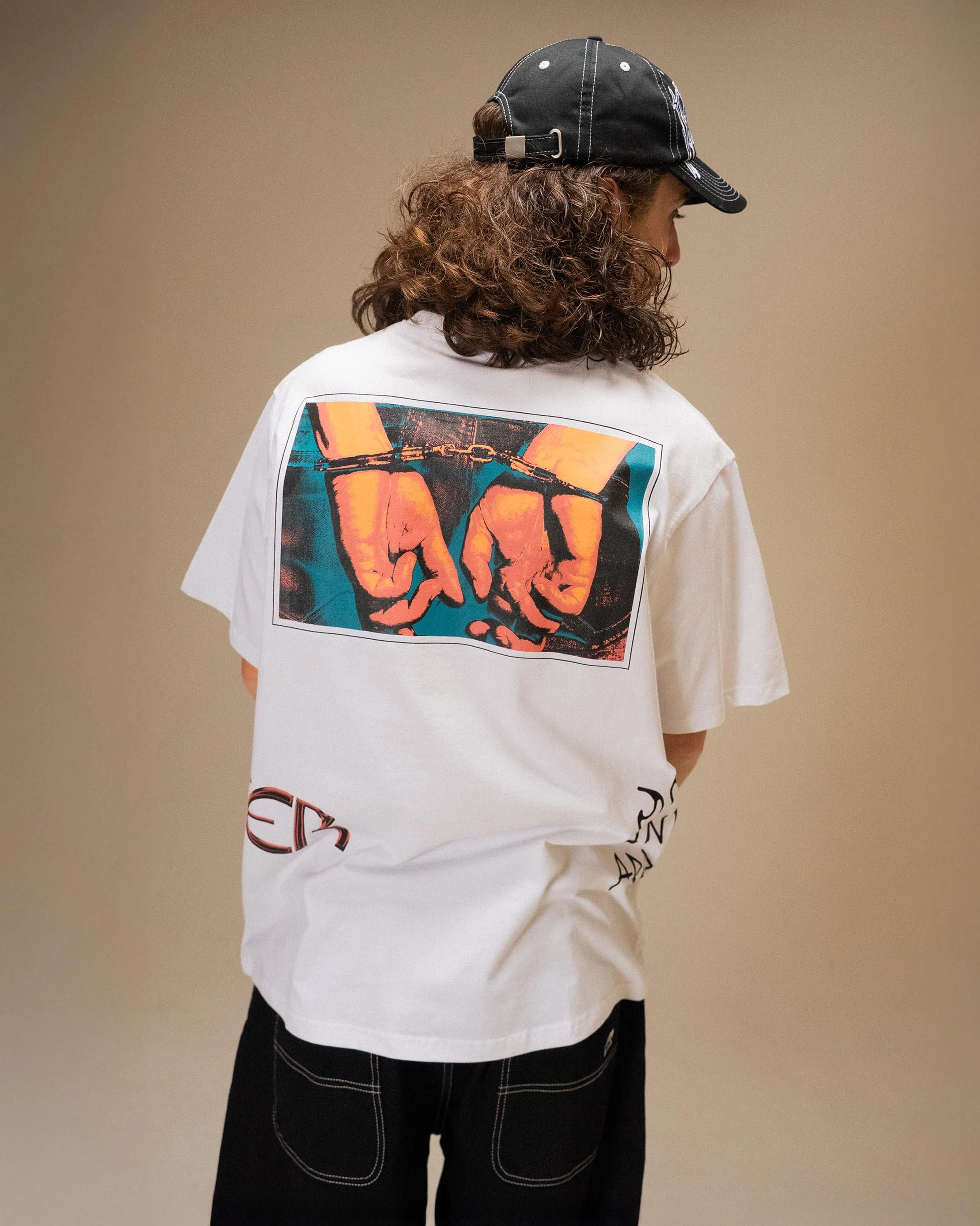 HANDCUFFS T-SHIRT - WHITE - Image 2