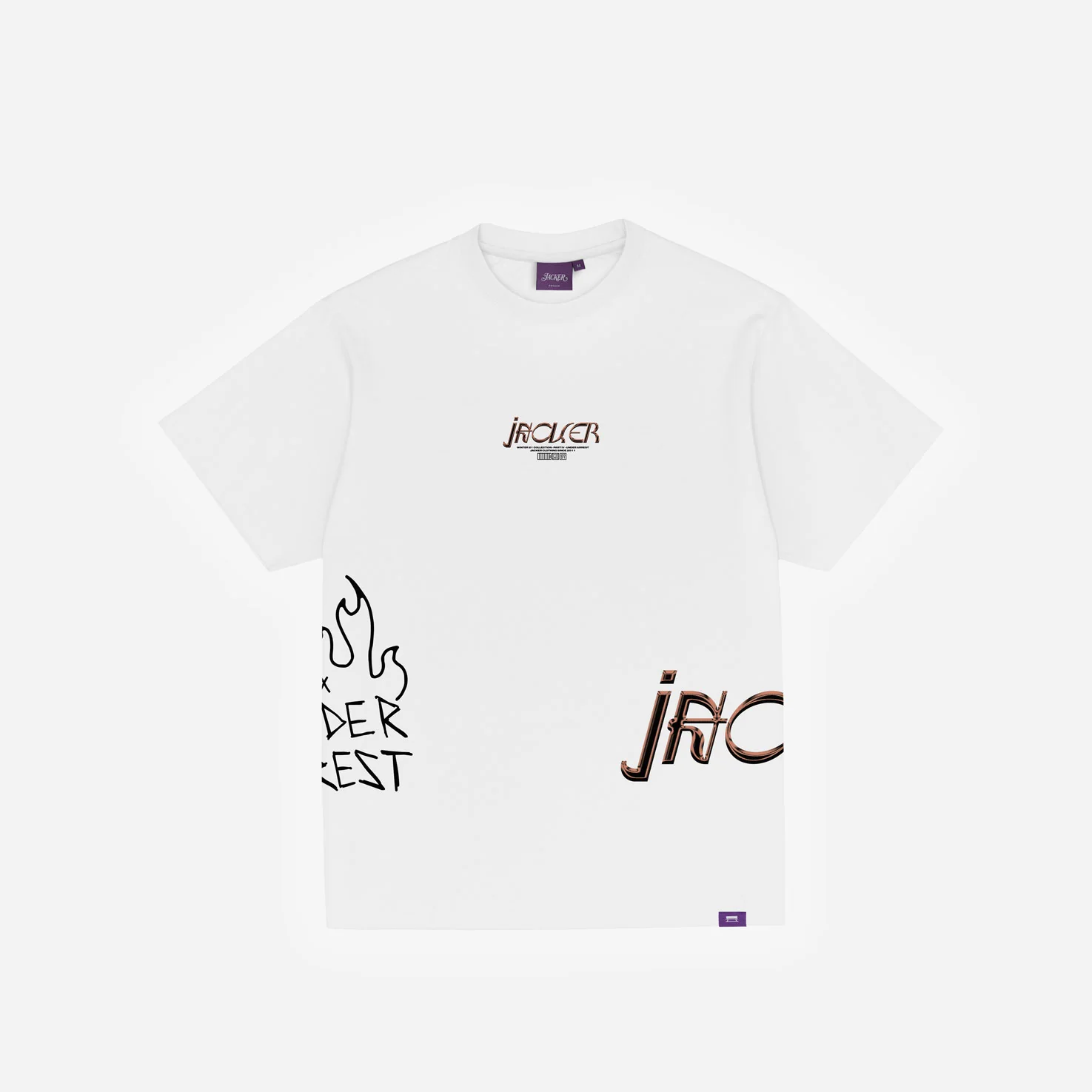 HANDCUFFS T-SHIRT - WHITE - Image 3