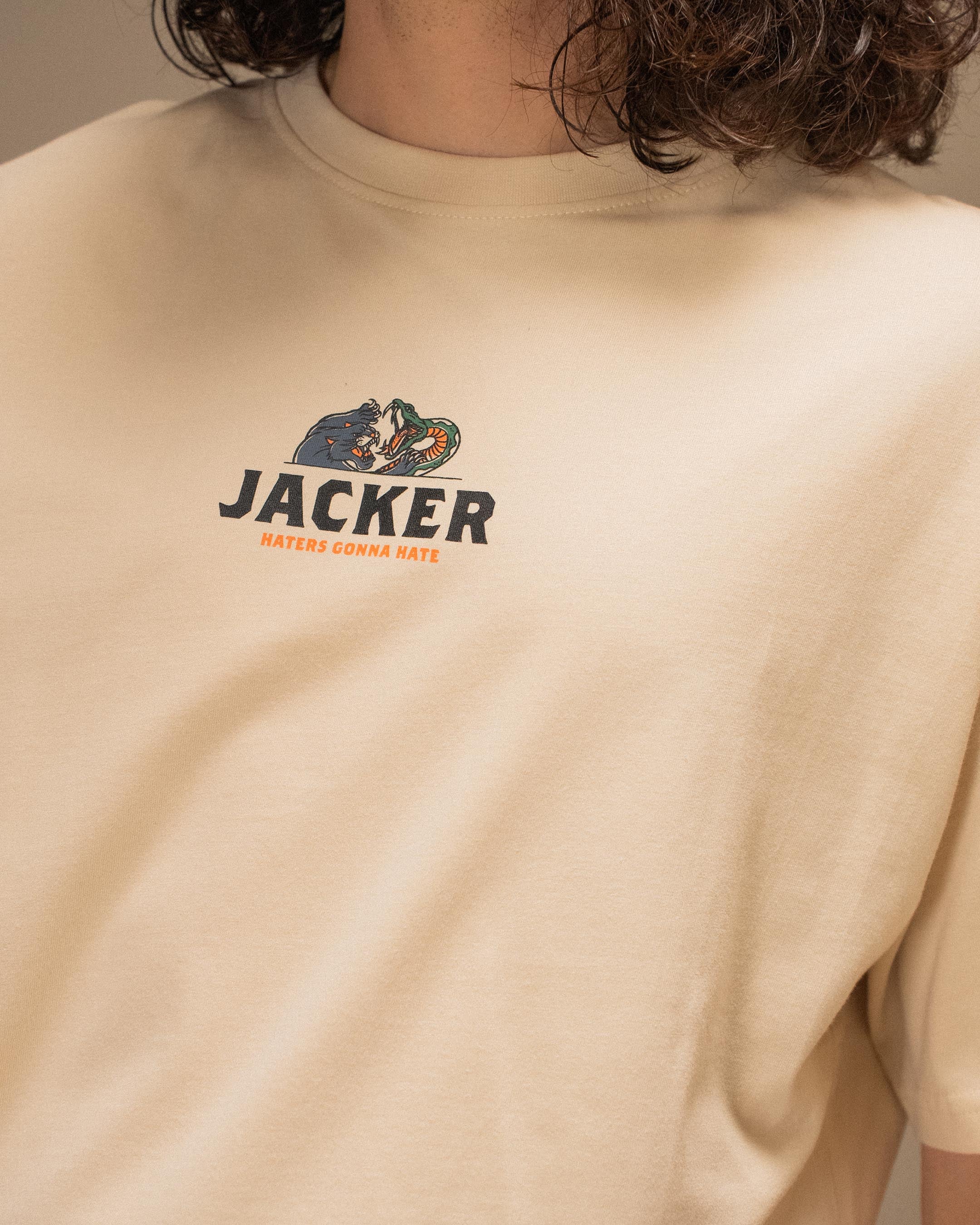 HATERS T-SHIRT - BEIGE - Image 4
