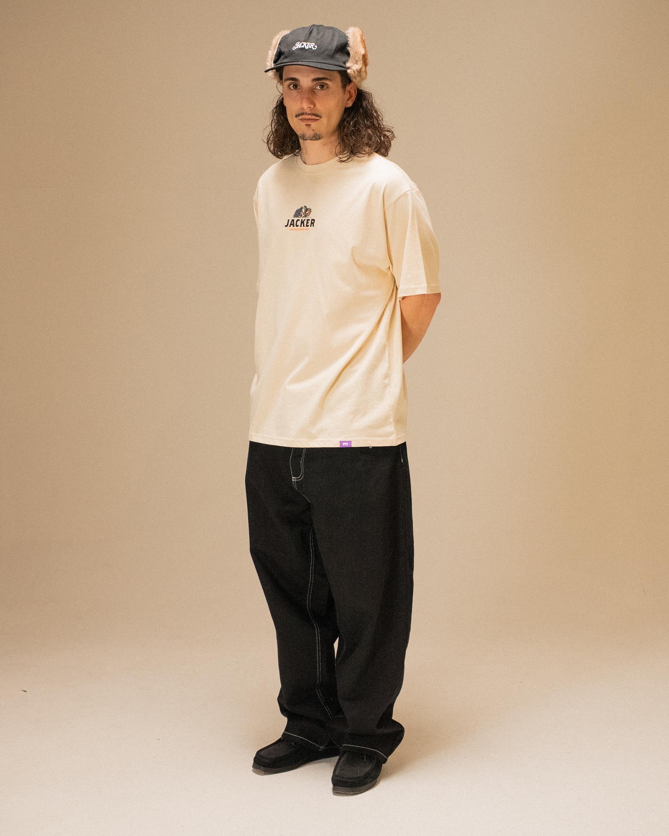 HATERS T-SHIRT - BEIGE - Image 6