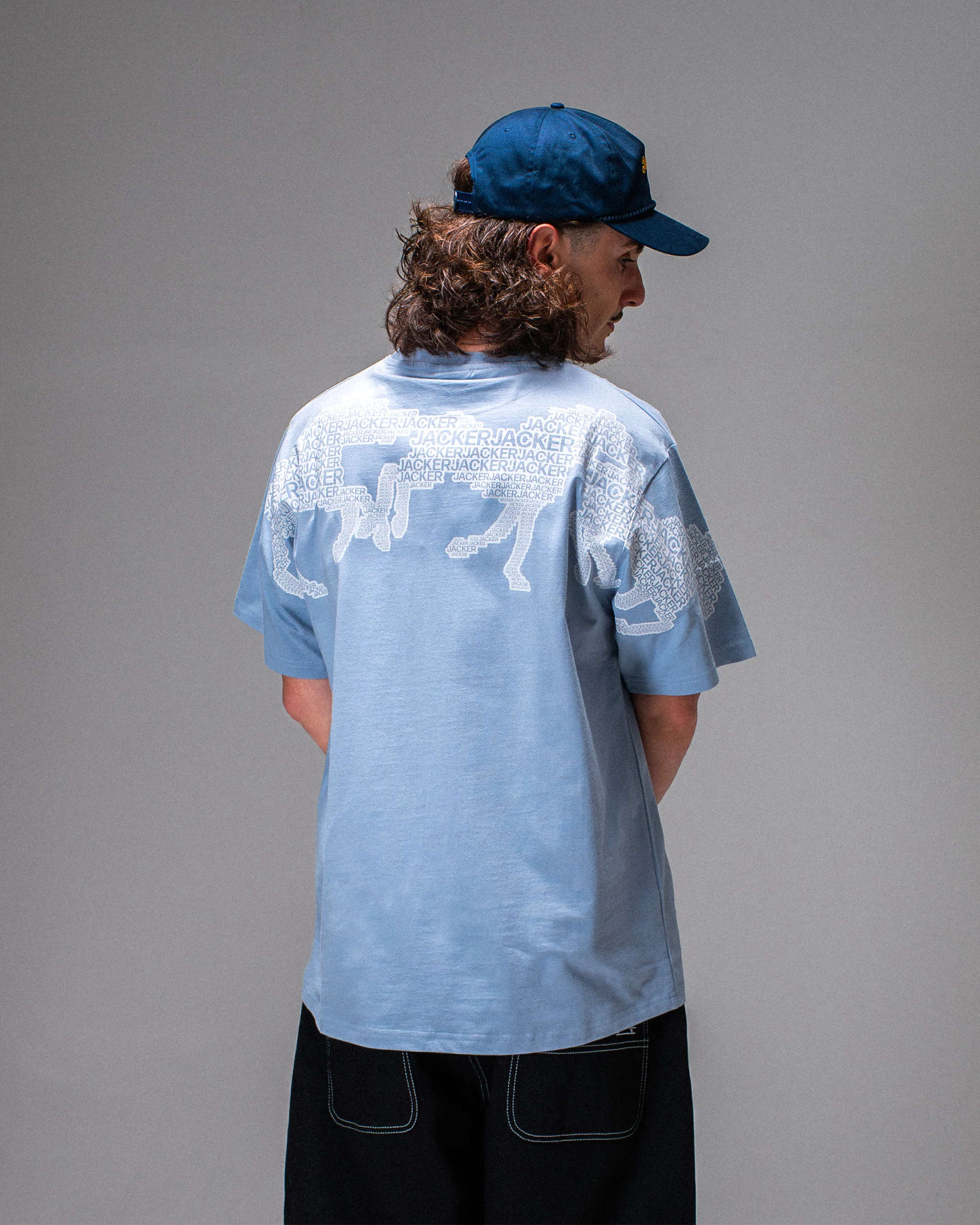 HORSE POWER T-SHIRT BLUE - Image 2