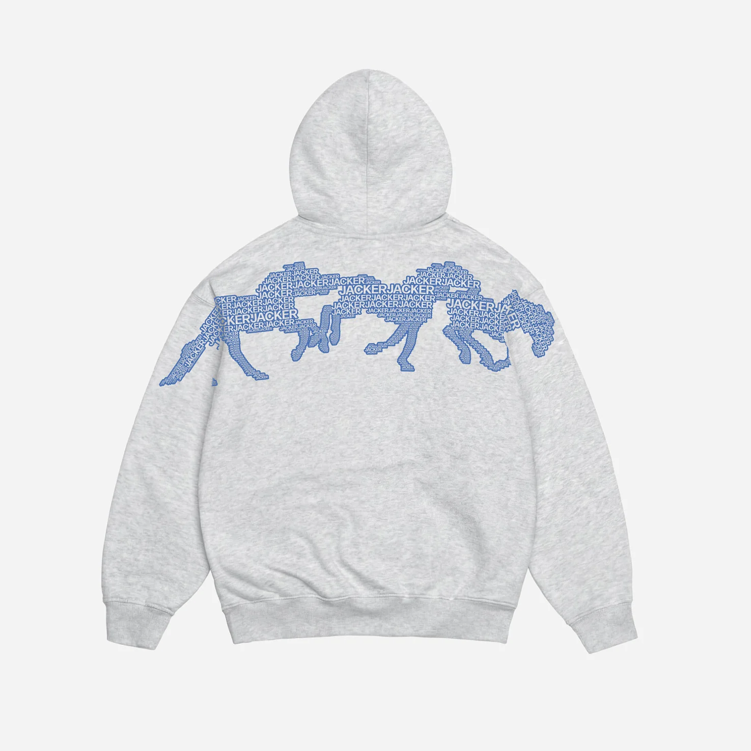 HORSE POWER ZIP HOODIE GREY