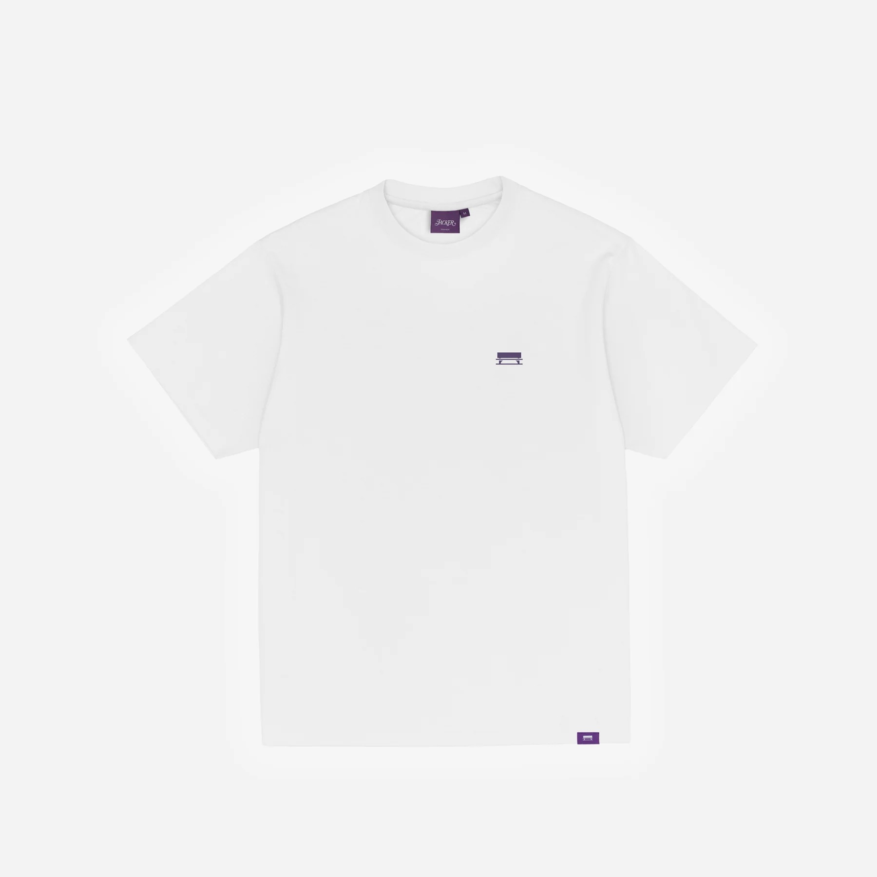ID T-SHIRT - WHITE & PURPLE - Image 3