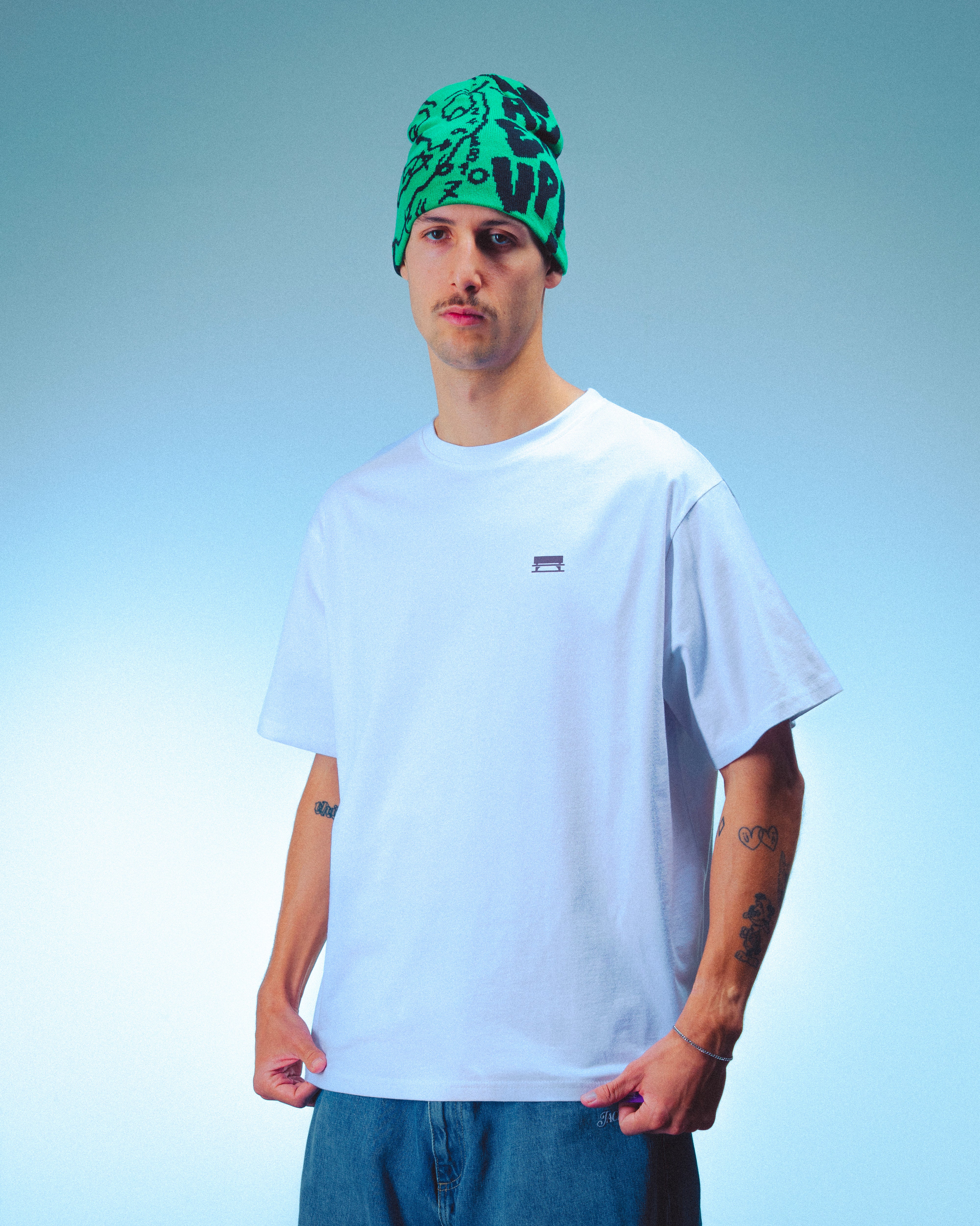 ID T-SHIRT - WHITE & PURPLE - Image 4