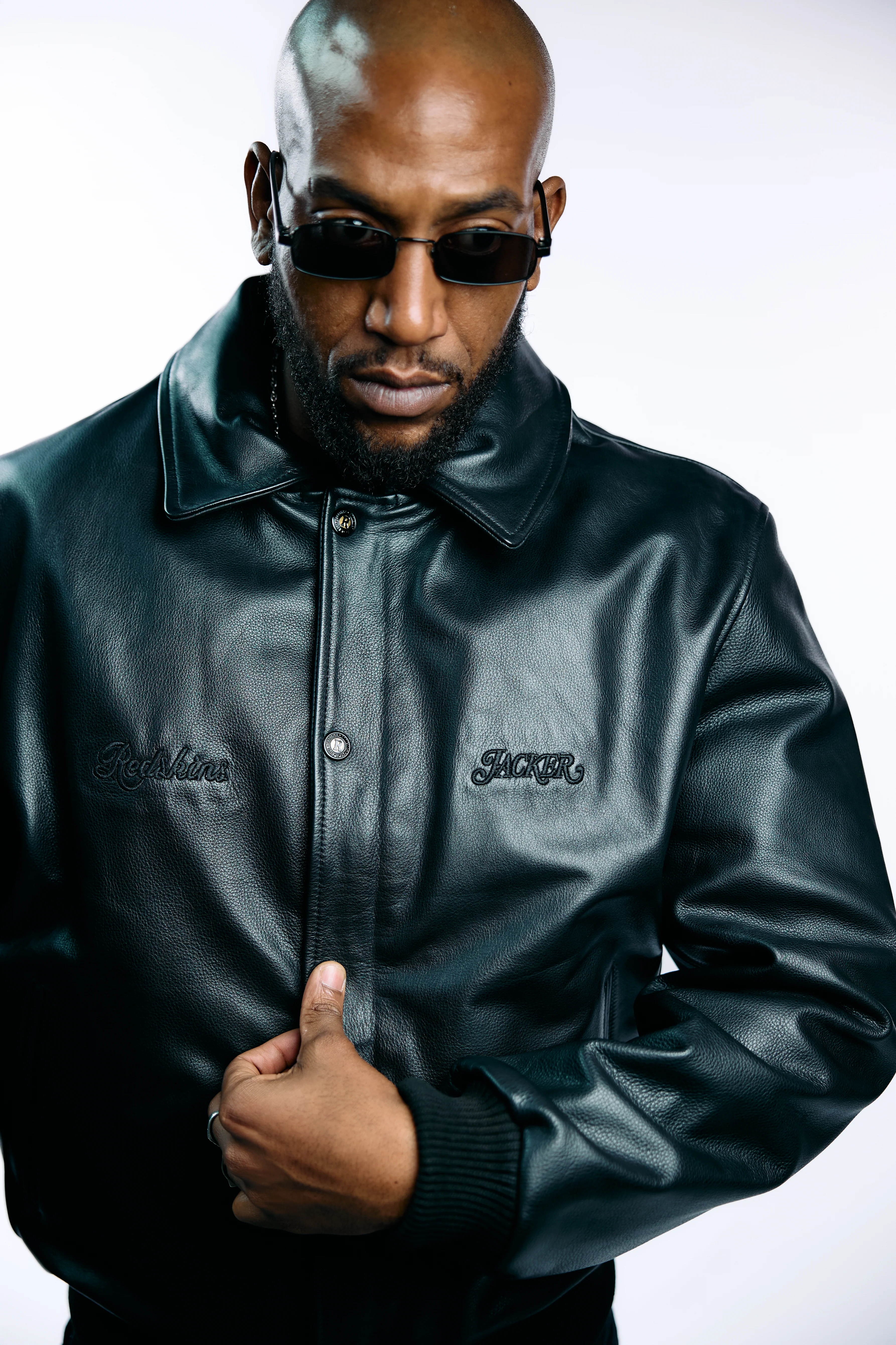 JACKET LEATHER REDSKINS X JACKER - Image 4