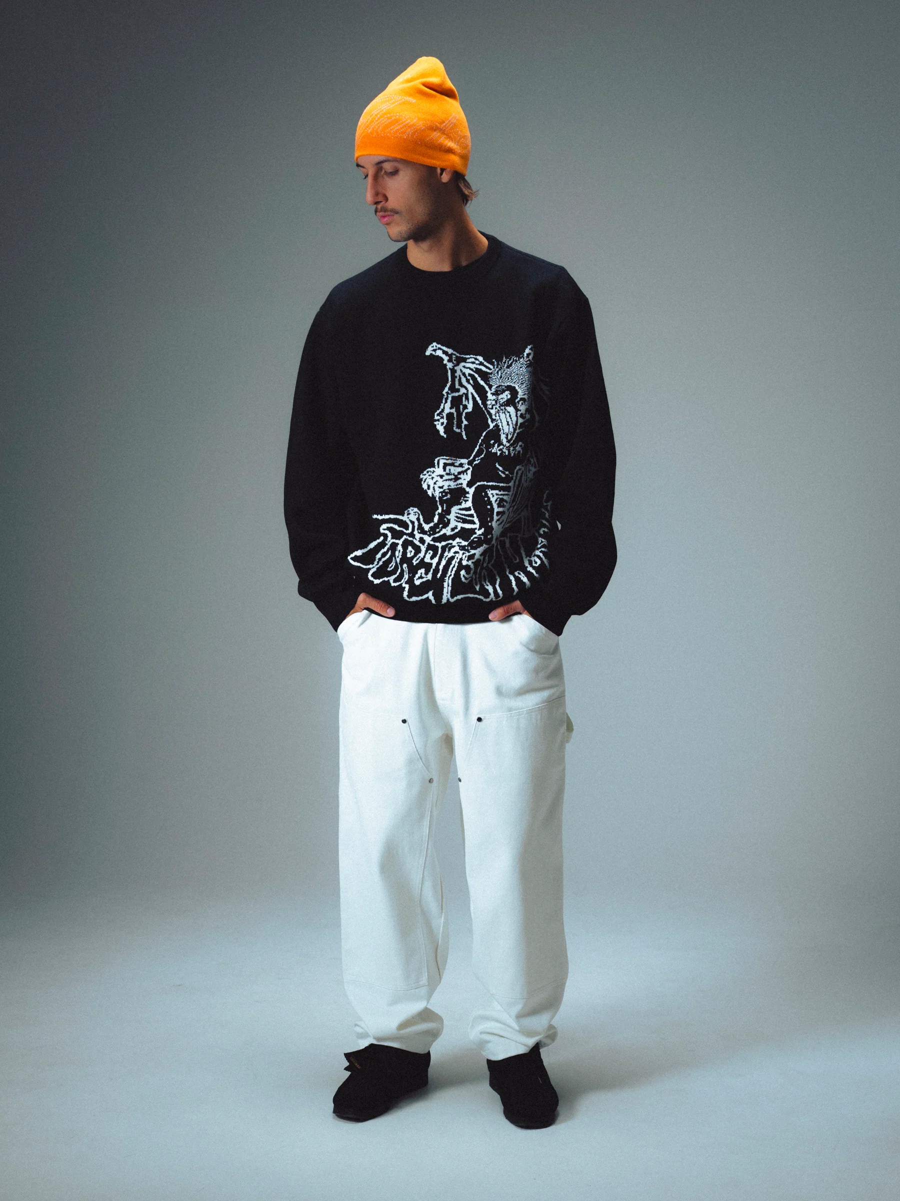 KAREN SWEATER - BLACK - Image 4