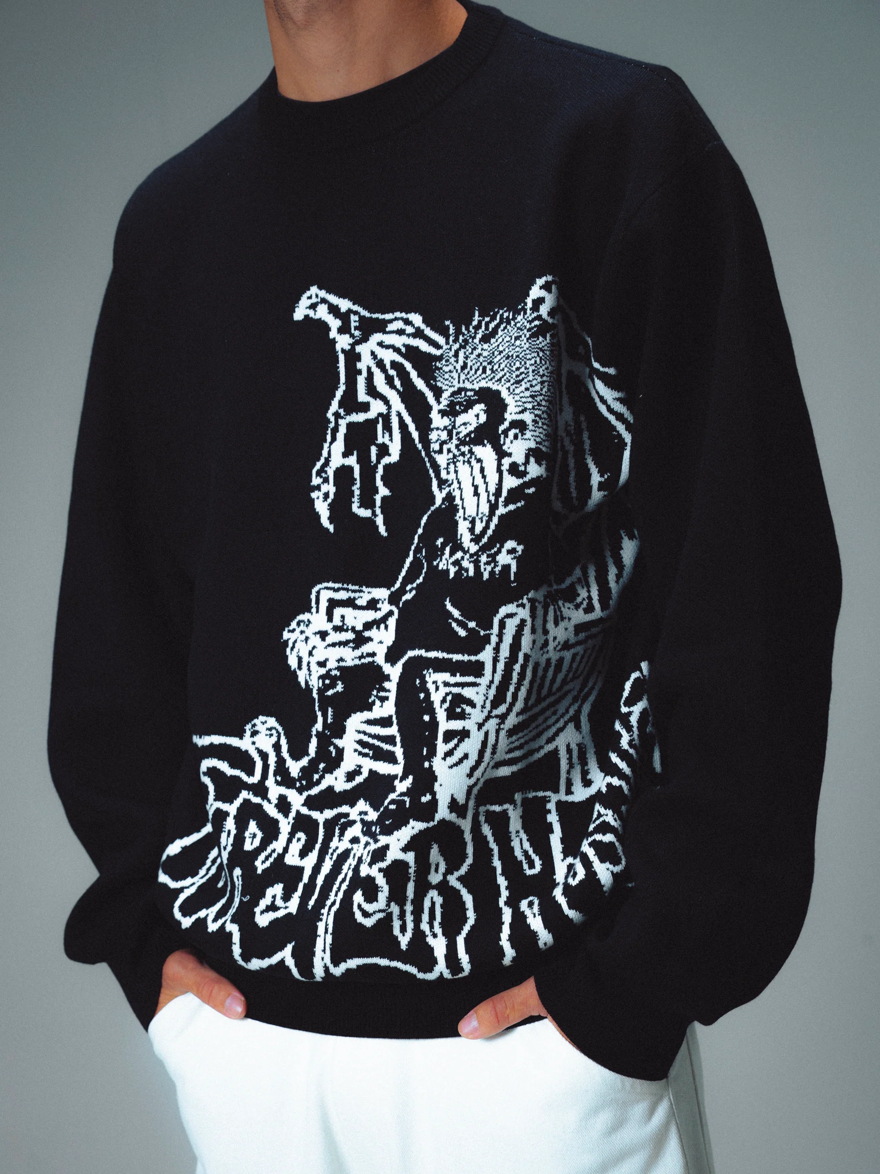 KAREN SWEATER - BLACK - Image 5