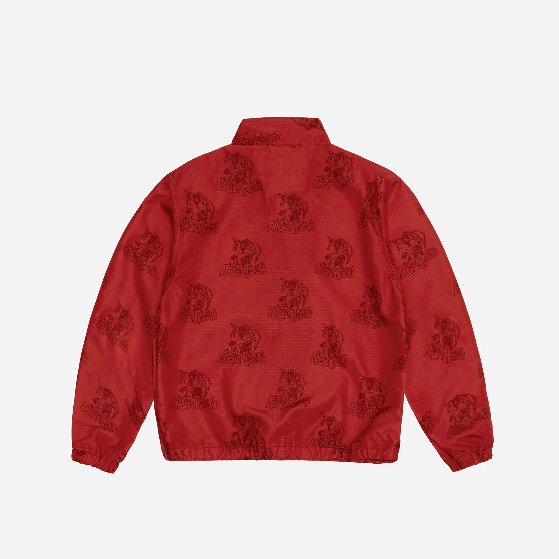 KAREN RIPSTOP NYLON JACKET - RED - Image 3