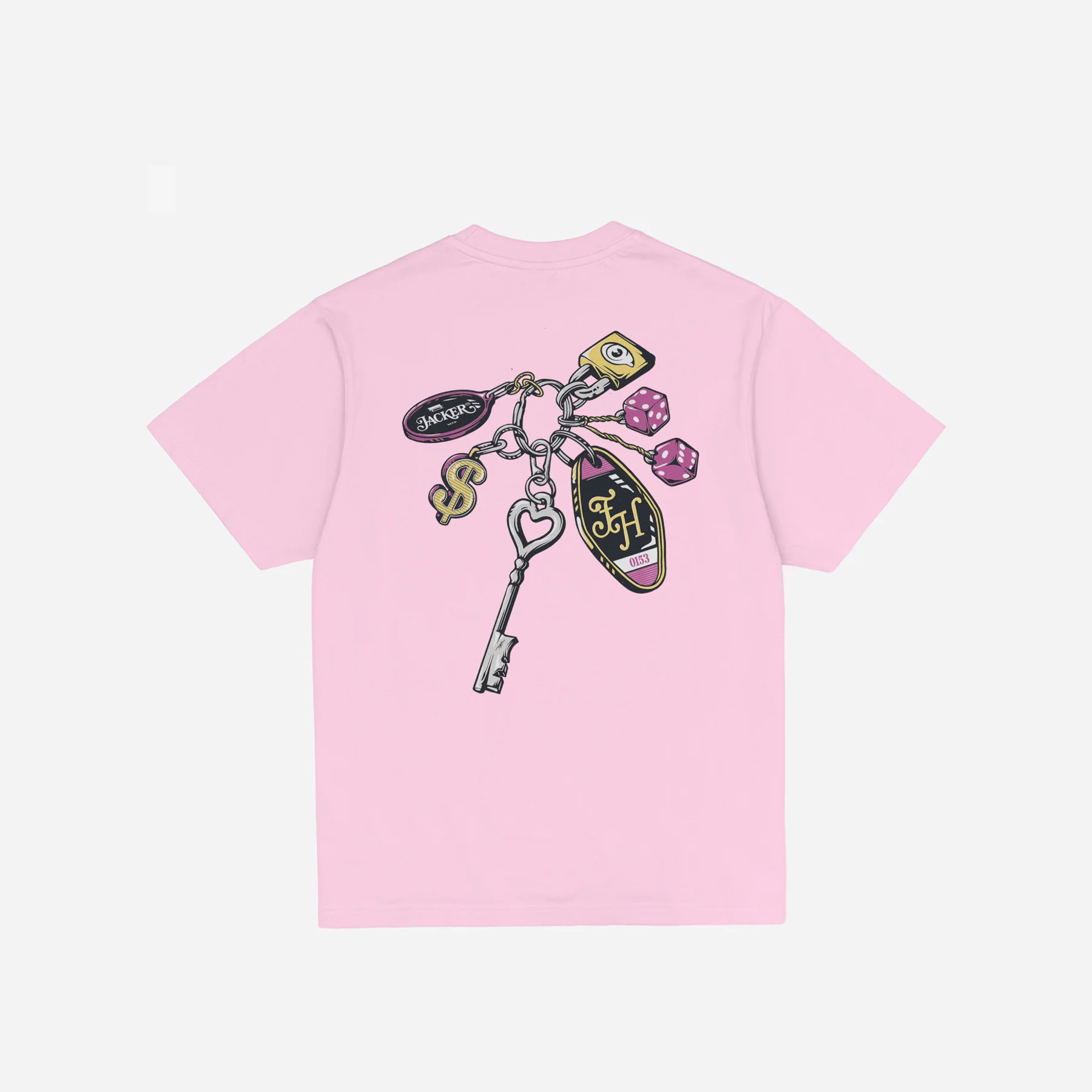 KEYCHAIN T-SHIRT - PINK - Image 2