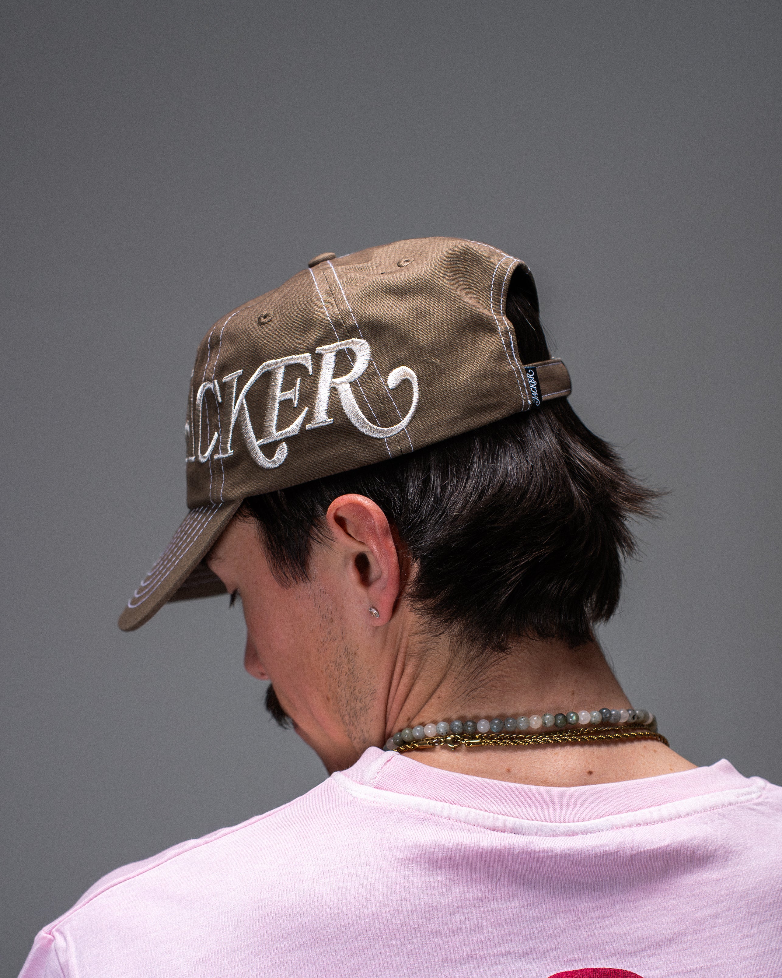 LOGO SIDE CAP BROWN - Image 4