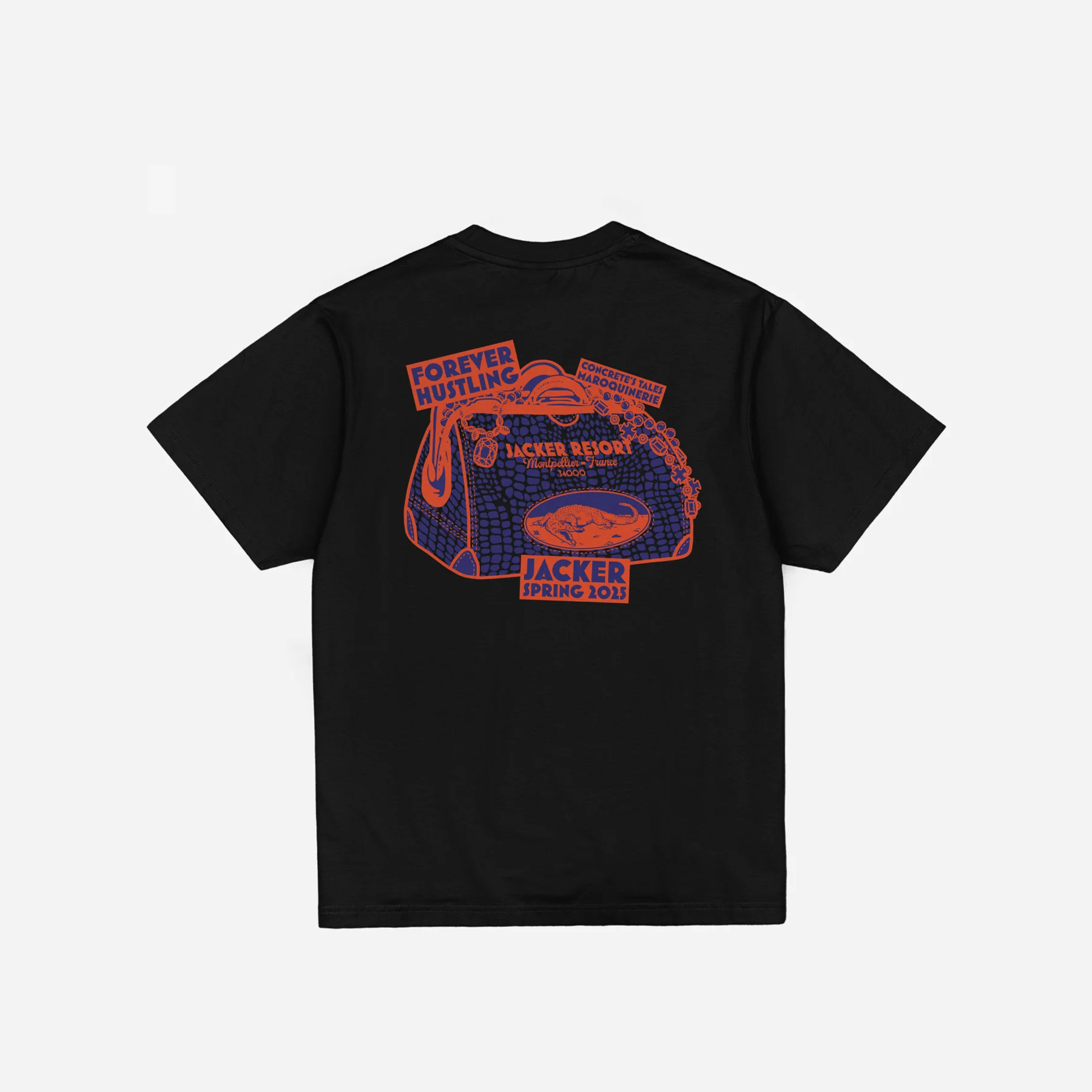 MAROQUIN BAG T-SHIRT - BLACK - Image 2