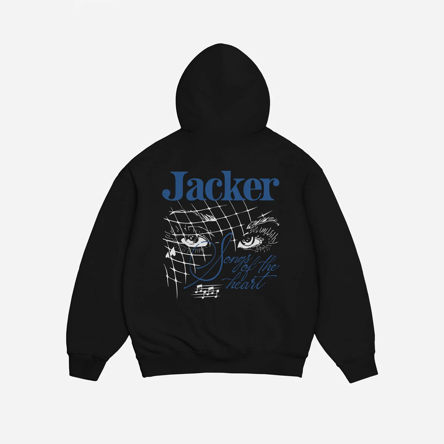 MIGHTY BLUE HOODIE - BLACK