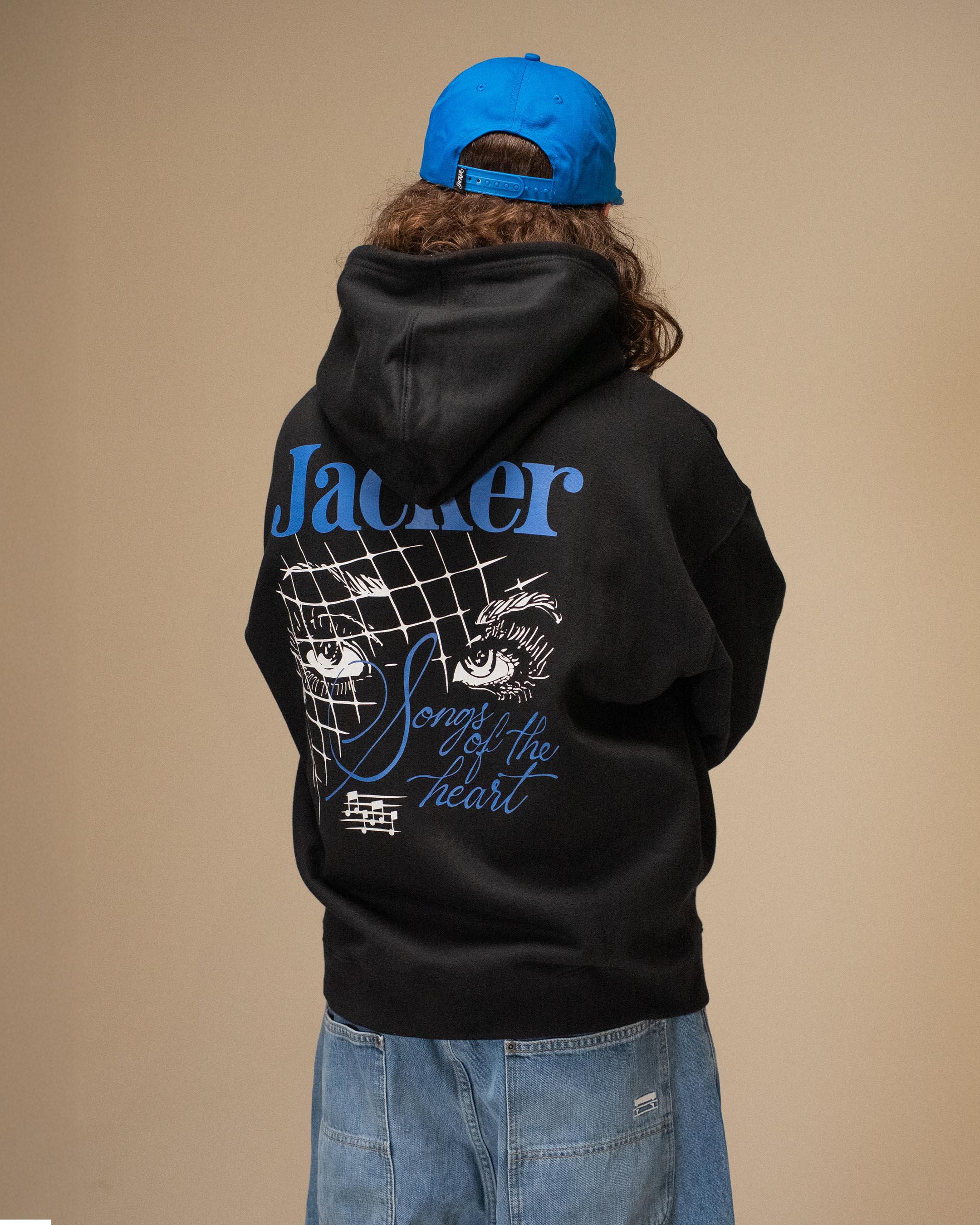 MIGHTY BLUE HOODIE - BLACK - Image 2