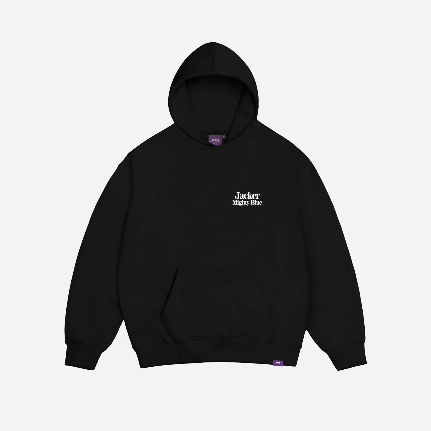 MIGHTY BLUE HOODIE - BLACK - Image 3