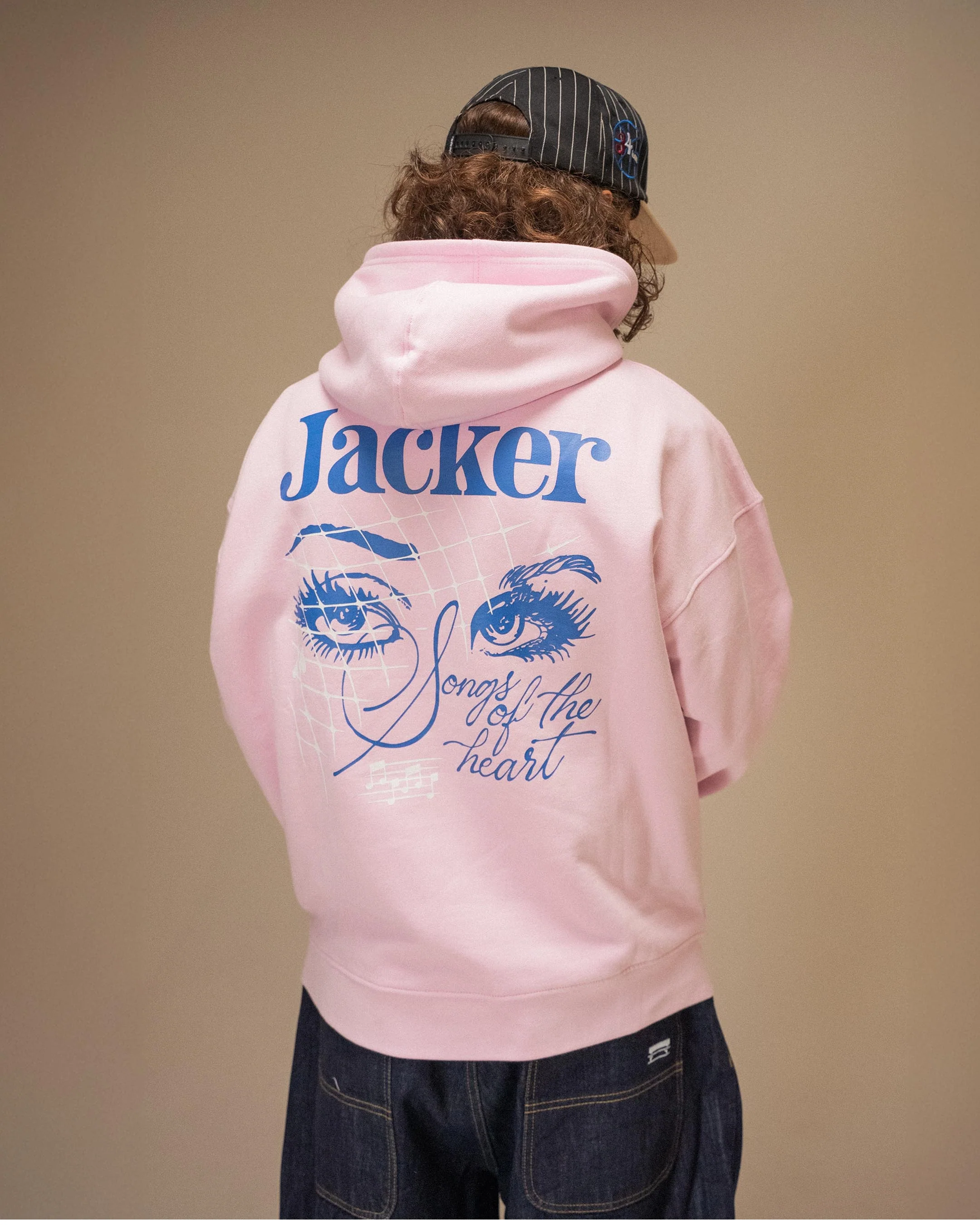 MIGHTY BLUE HOODIE - PINK - Image 2