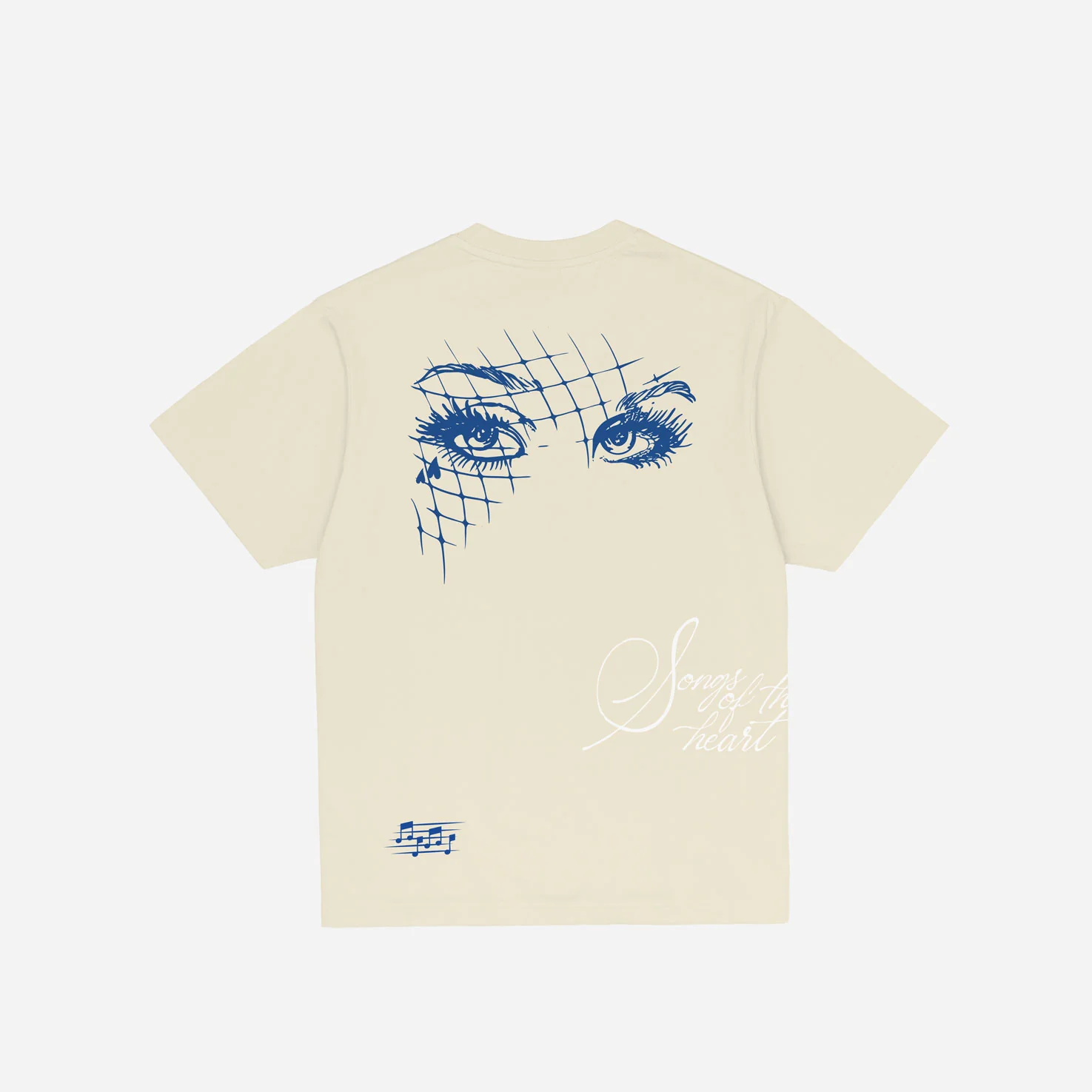 MIGHTY BLUE T-SHIRT - BEIGE