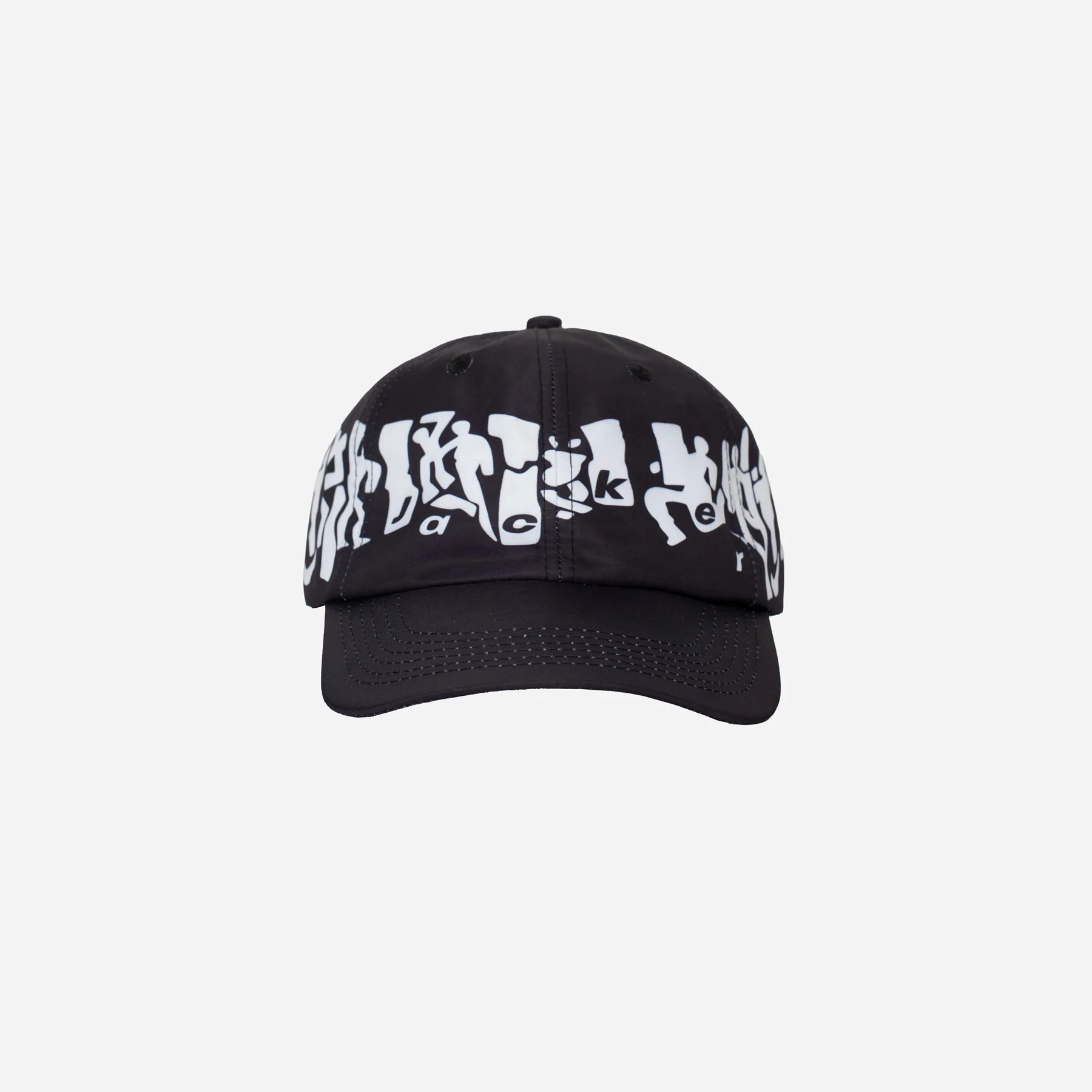 MIRROR MAZE NYLON BASEBALL CAP - BLACK - Image 3