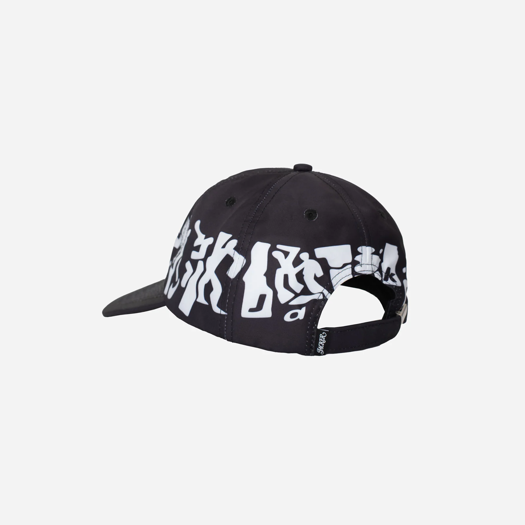 MIRROR MAZE NYLON BASEBALL CAP - BLACK - Image 5