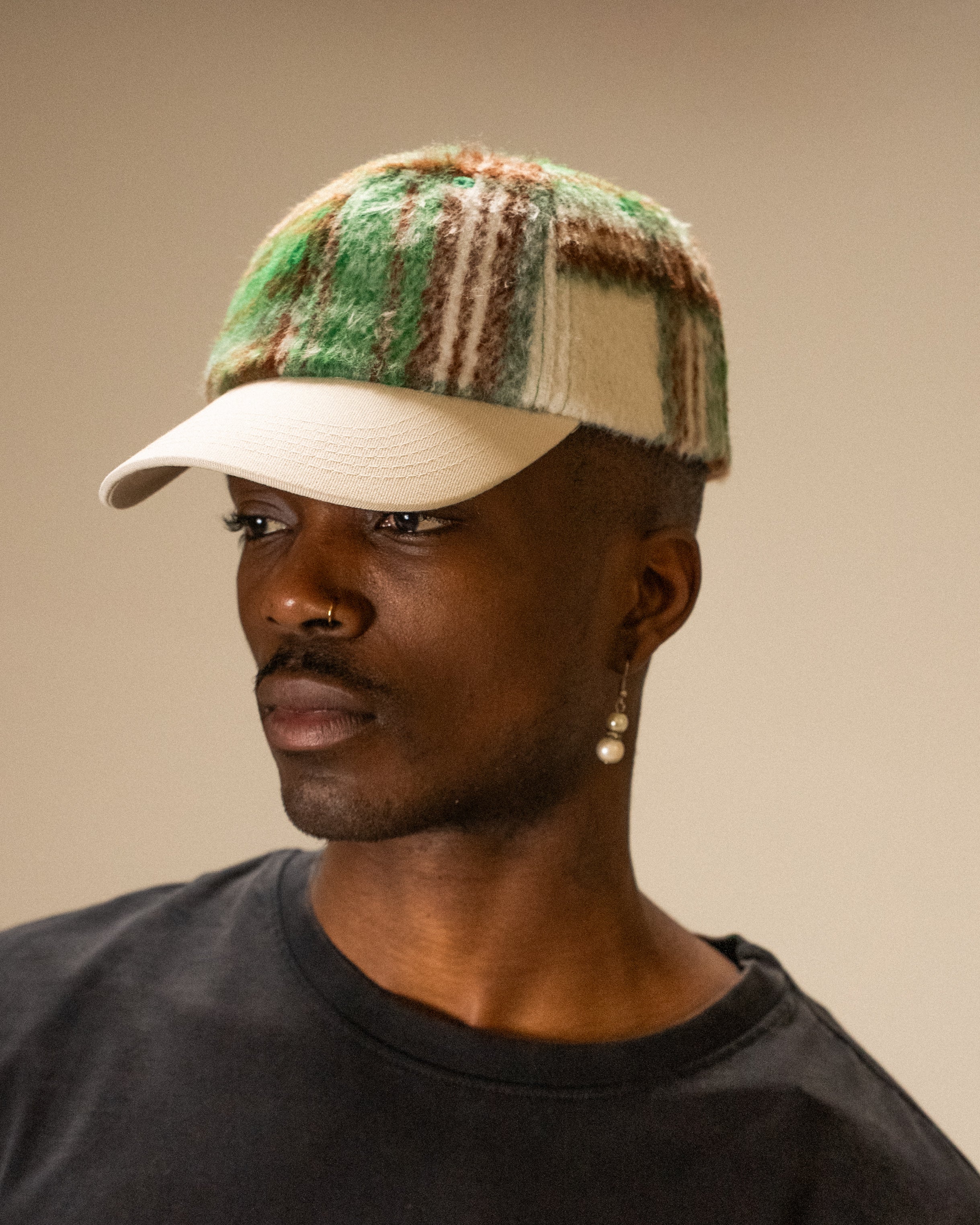 MOHAIR TARTAN CAP - Image 2