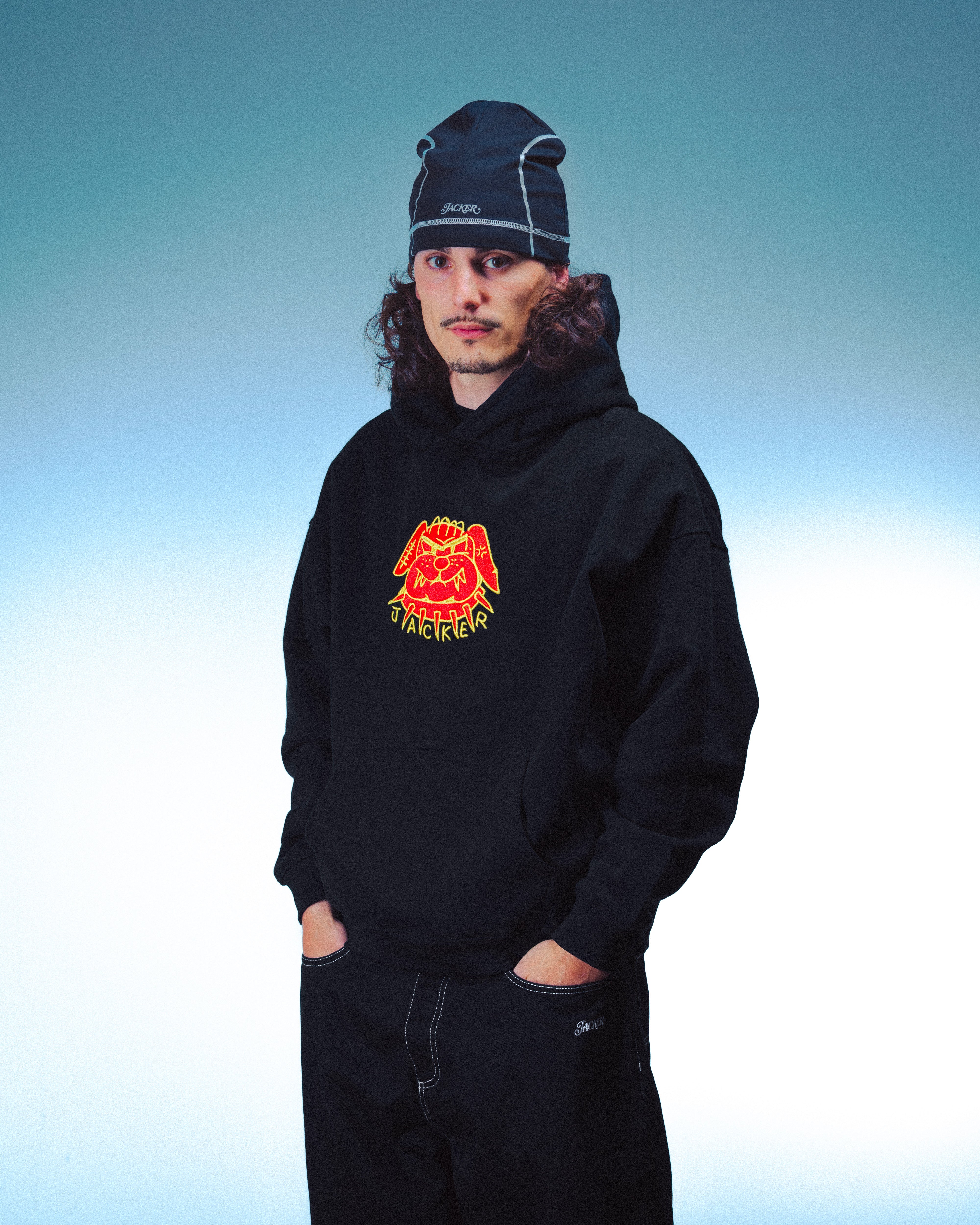 MR BOLOGNAISE HOODIE - BLACK - Image 2