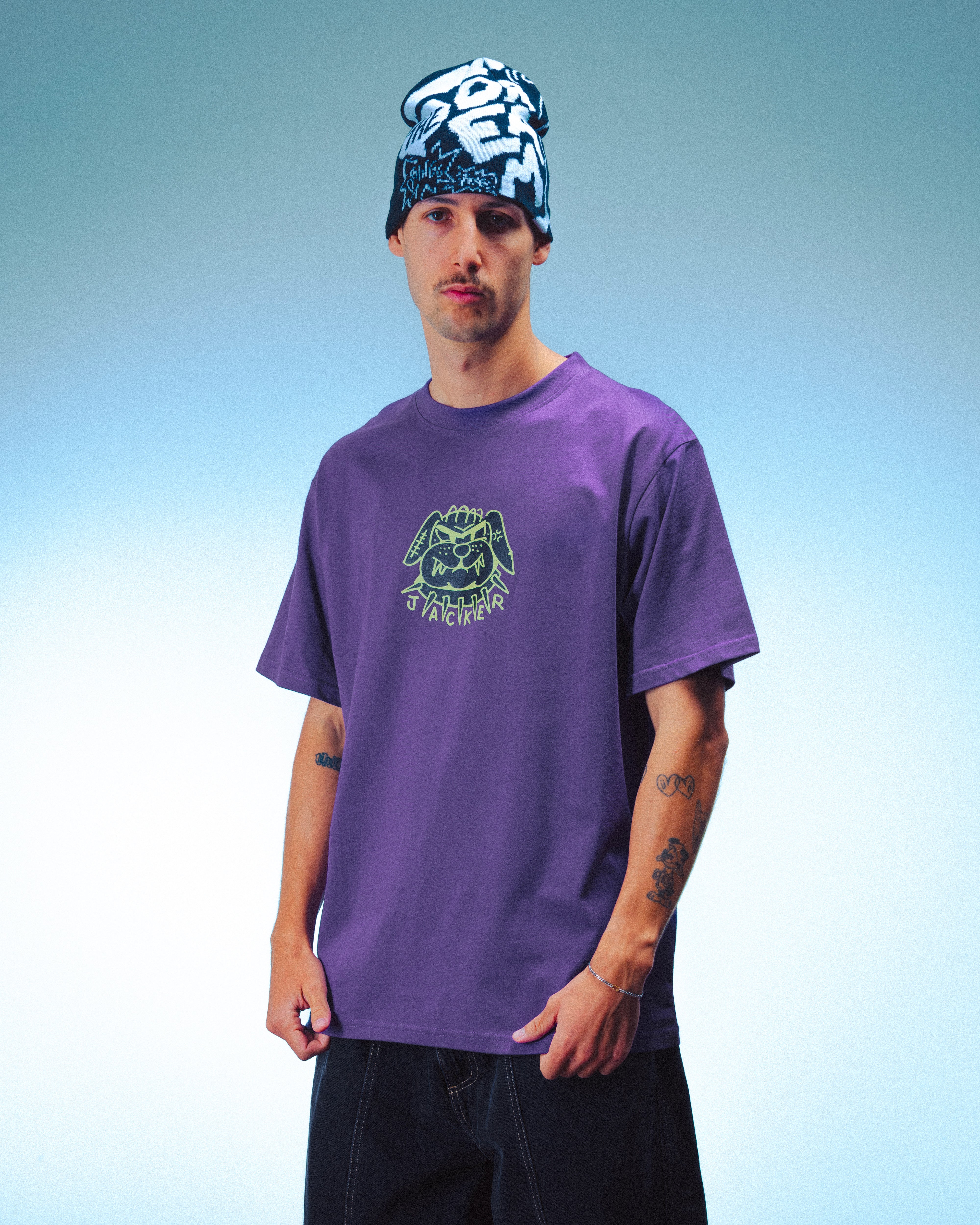 MR BOLOGNAISE T-SHIRT - PURPLE - Image 2