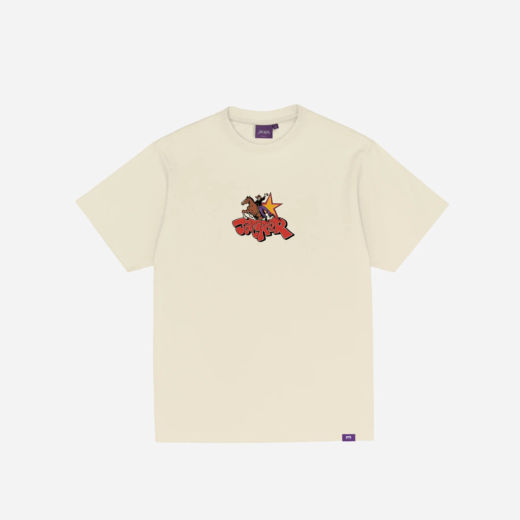 MUSTANG T-SHIRT - BEIGE